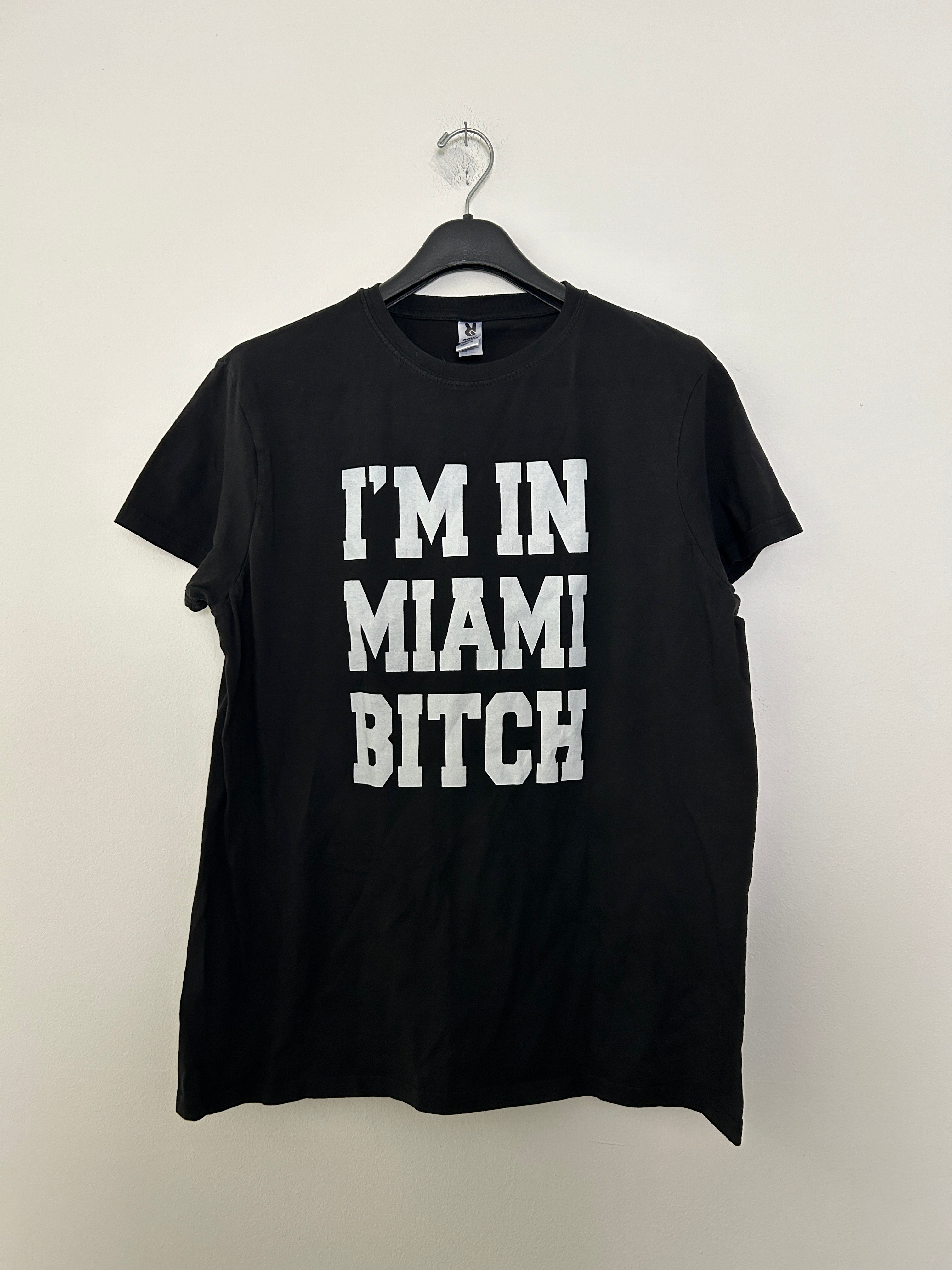 T-shirt noir imprimé « I’m in Miami » – Roly