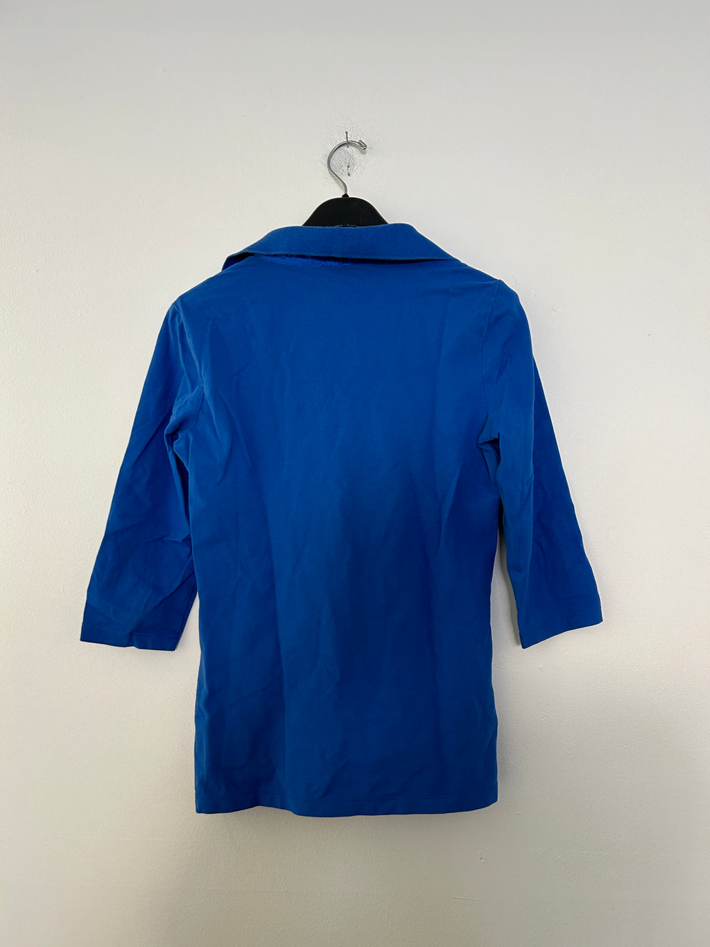 Haut bleu à manches 3/4 – TRISTAN