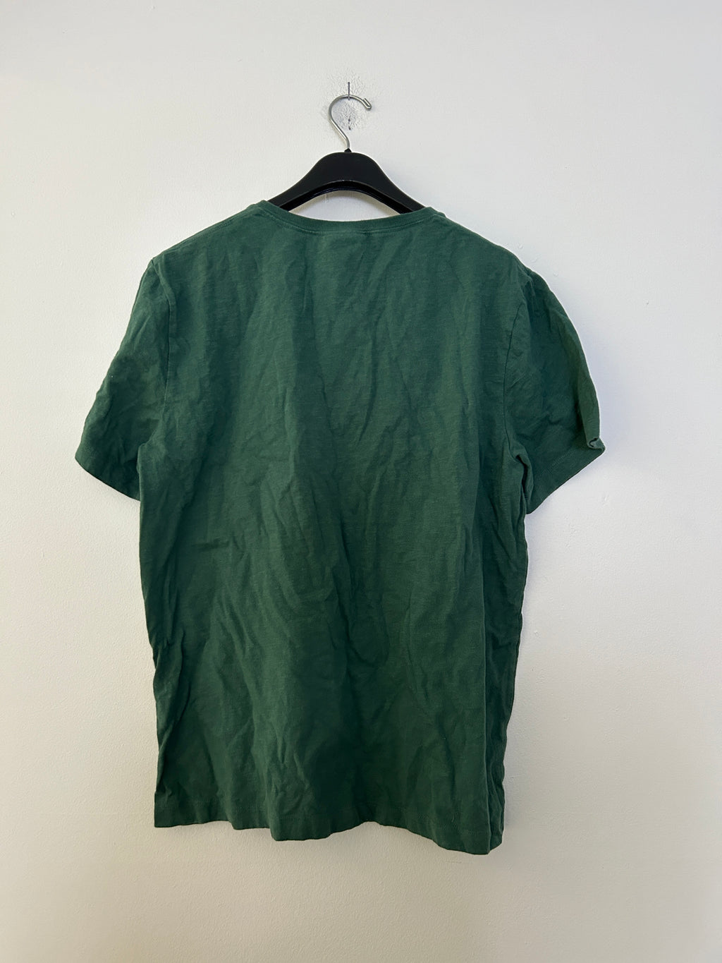 T-shirt vert col boutonné — Frank And Oak