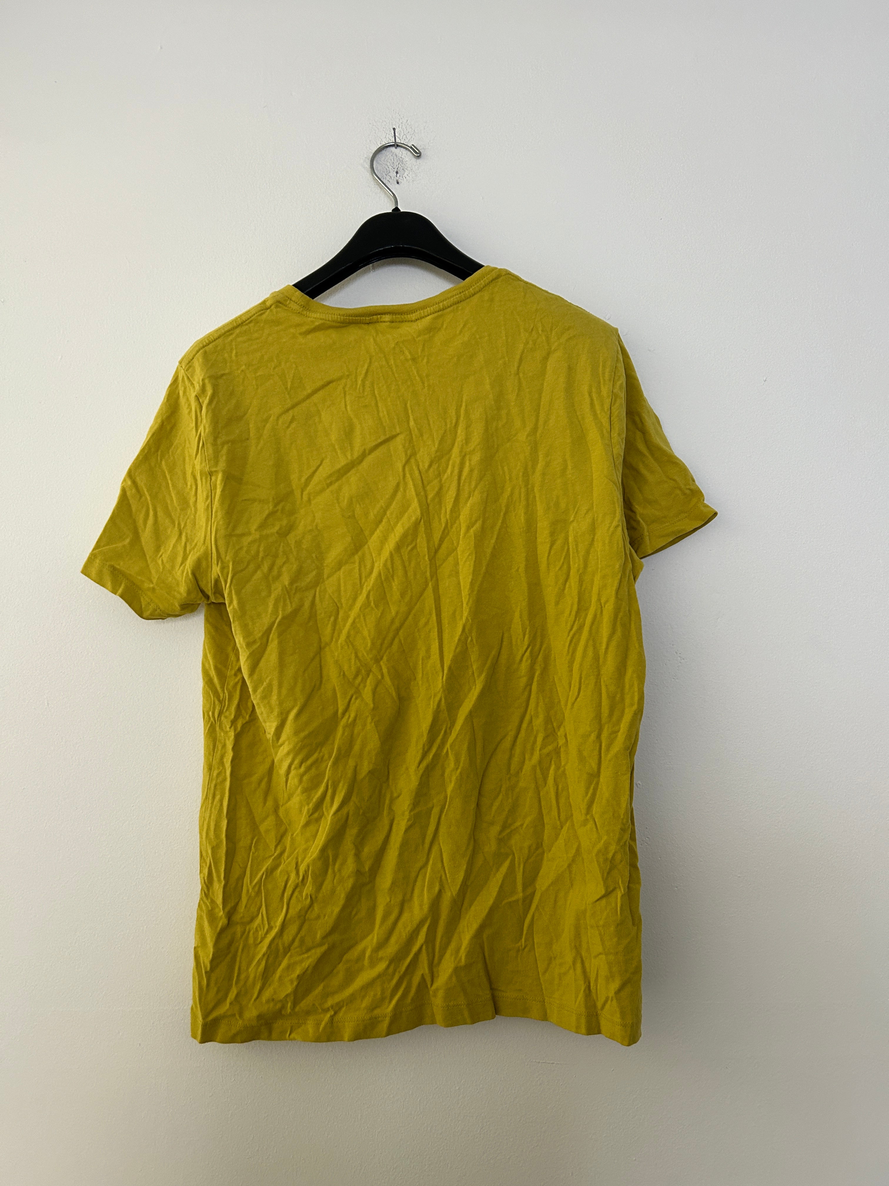 T-shirt jaune moutarde avec poche poitrine – Frank And Oak