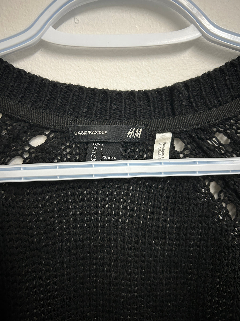 H&M – Cardigan ouvert en tricot ajouré
