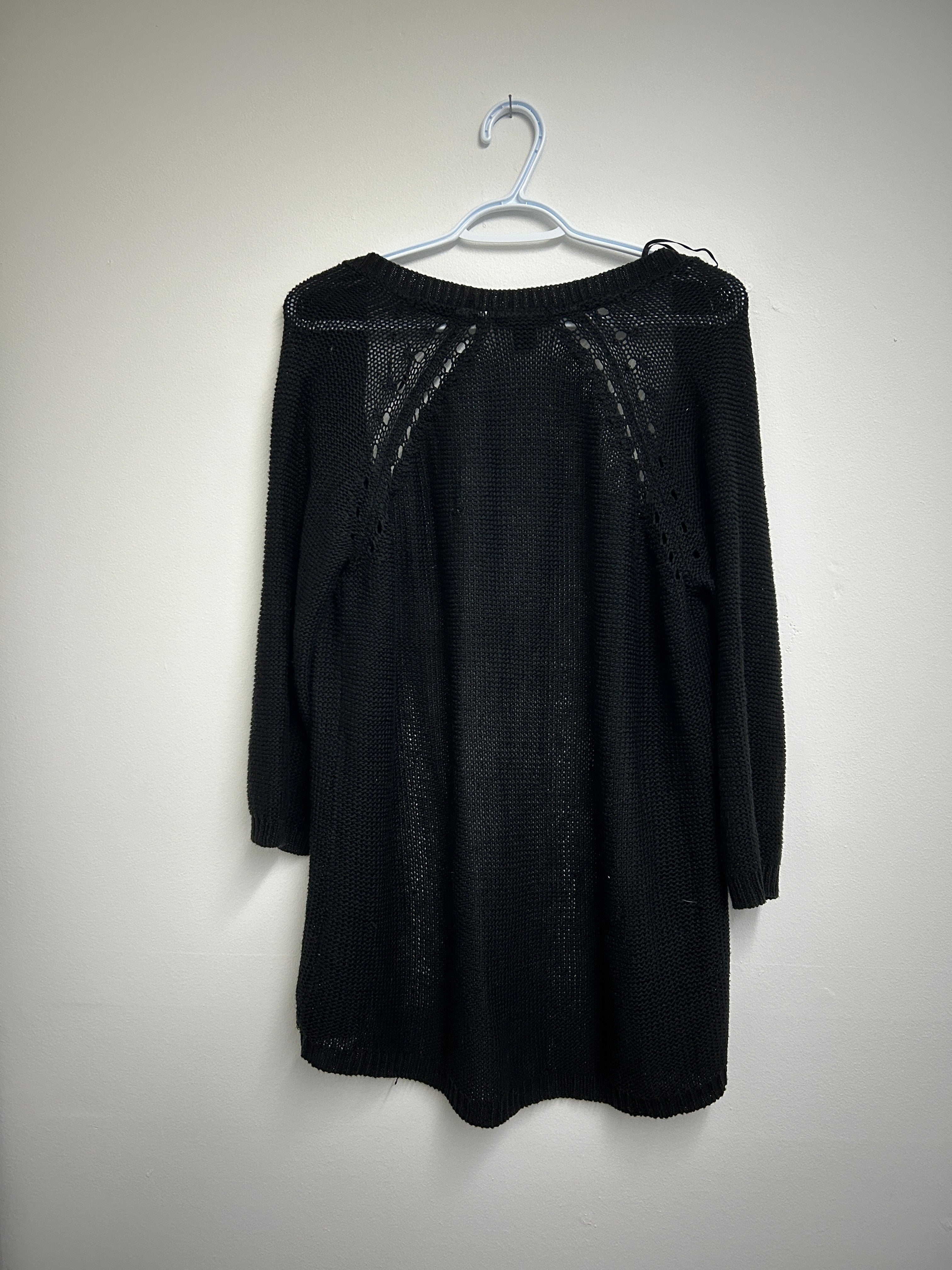 H&M – Cardigan ouvert en tricot ajouré