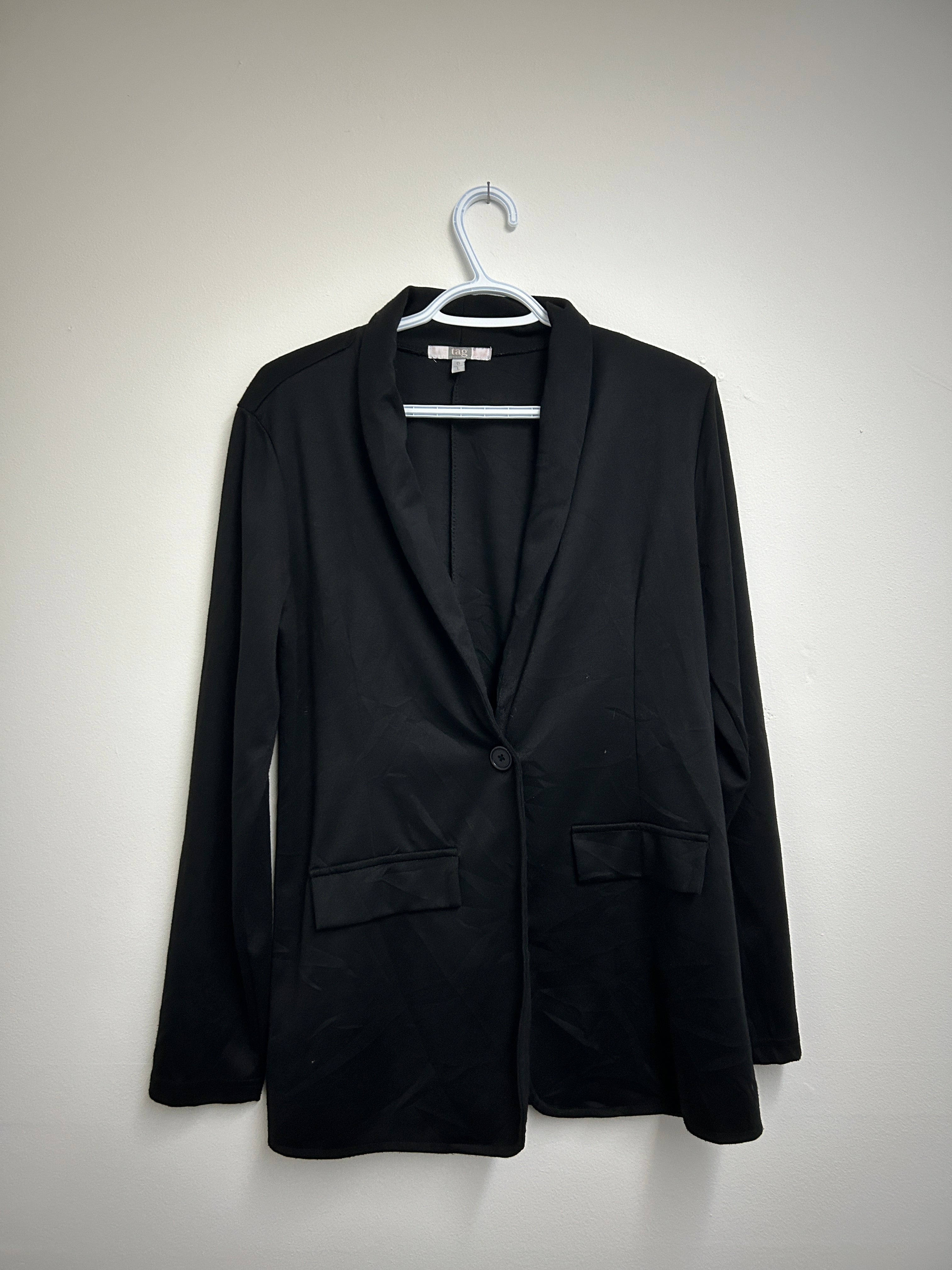 Tag – Veston classique noir lousse