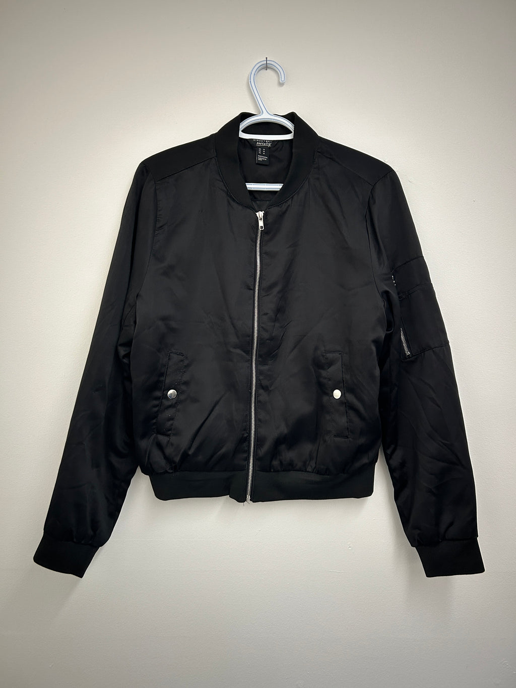 Streetwear Society – Bomber noir zippé