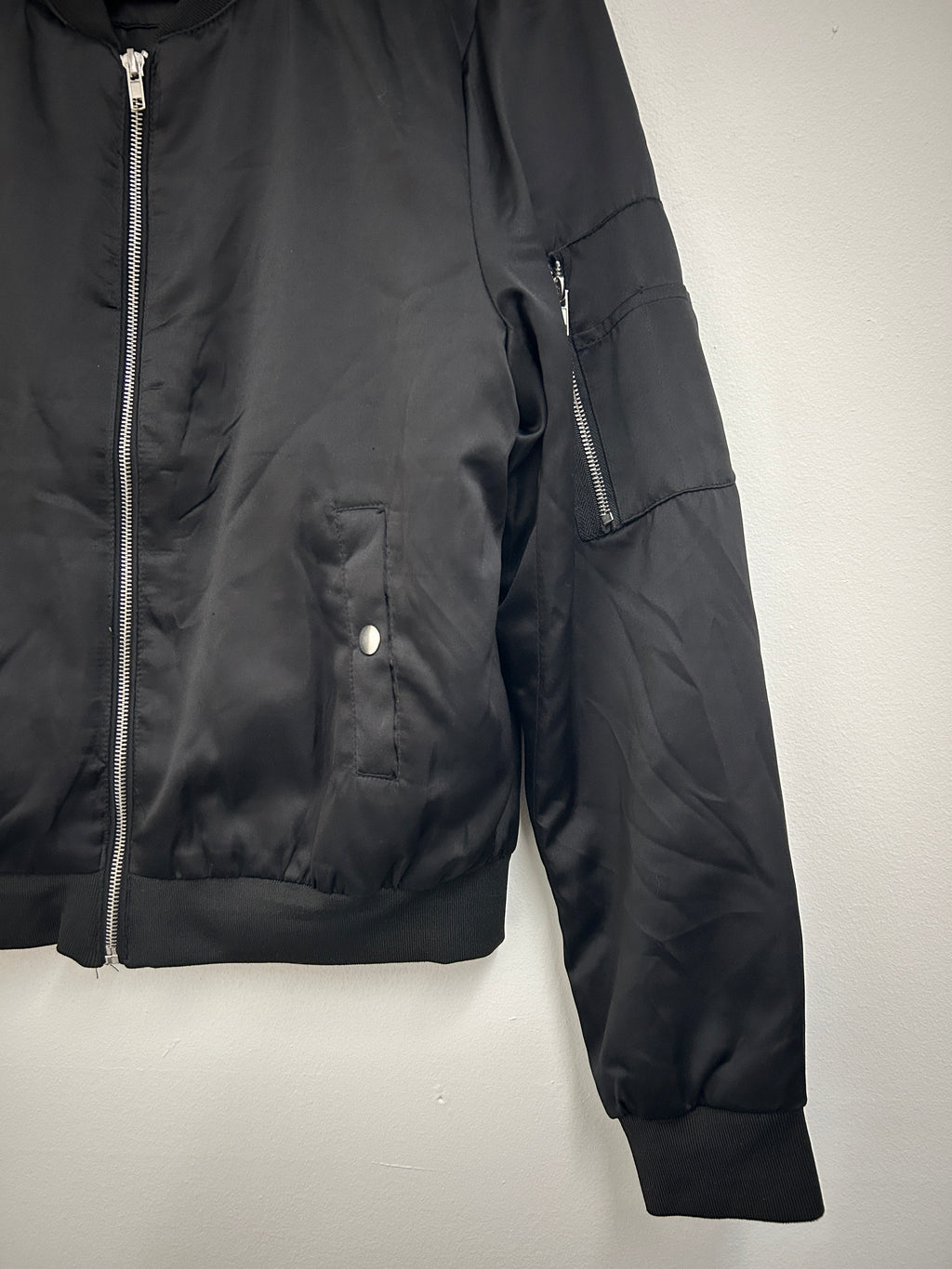 Streetwear Society – Bomber noir zippé