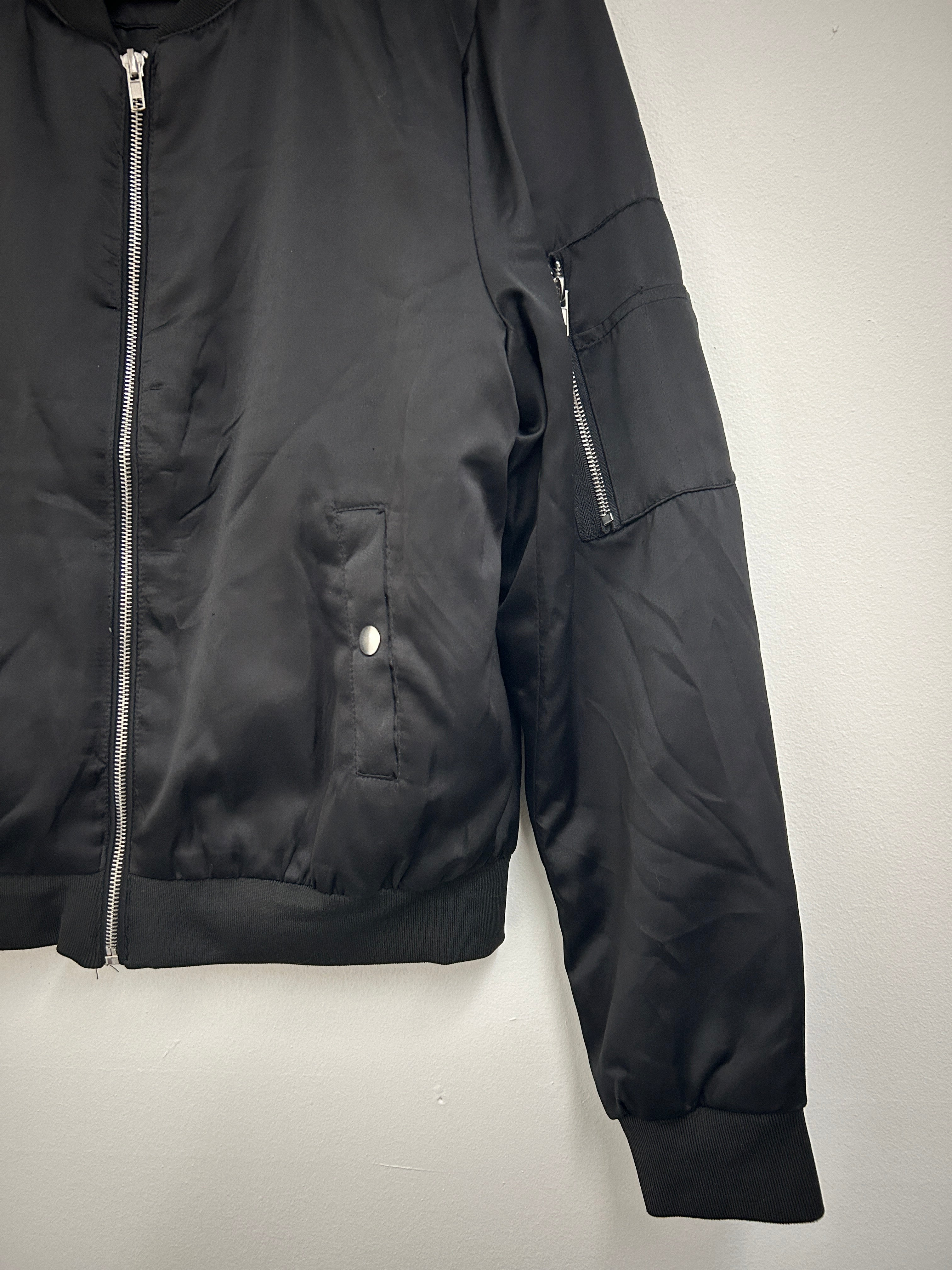 Streetwear Society – Bomber noir zippé