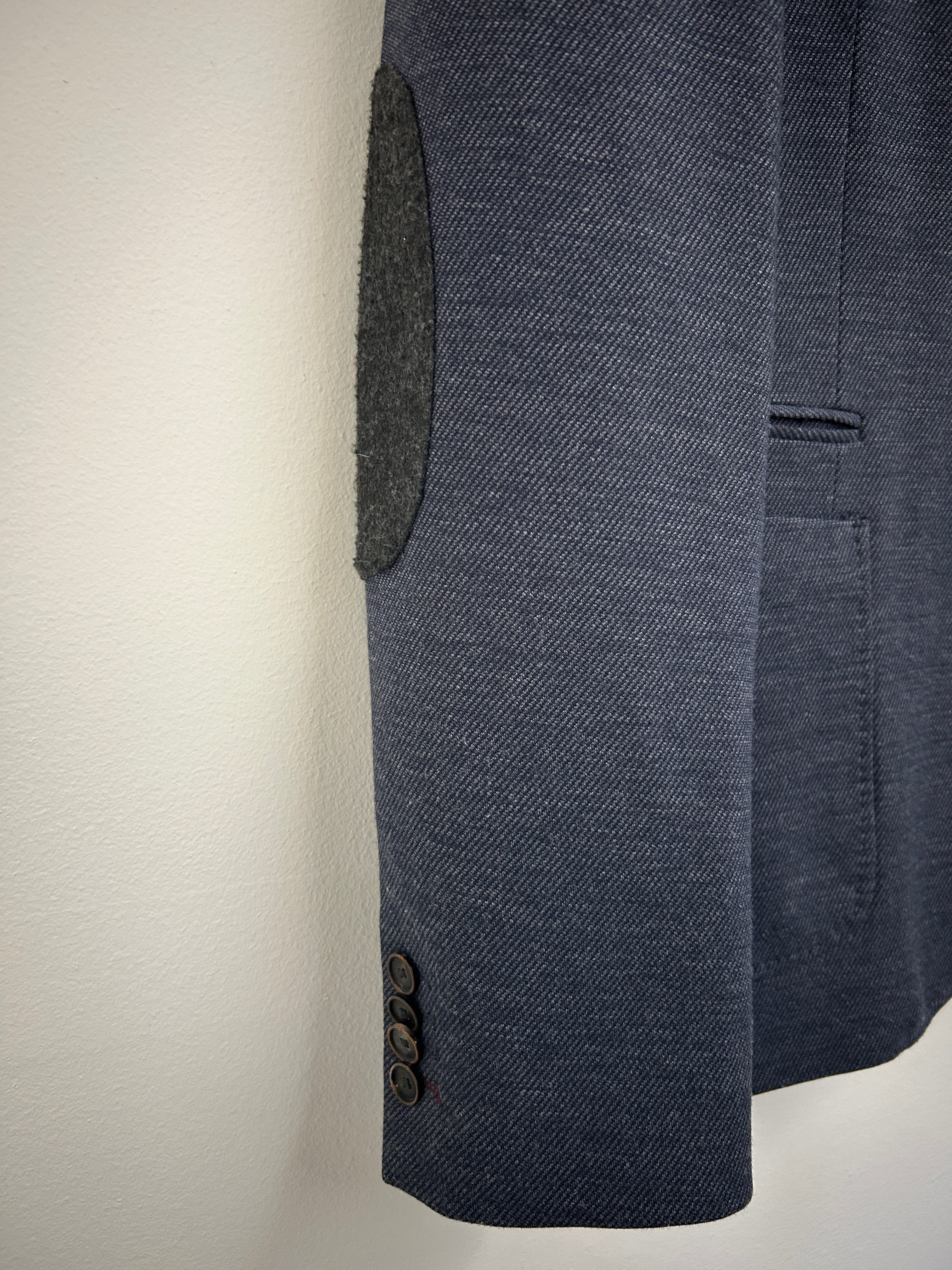 RW&CO. - Veston gris texturé bleue marin