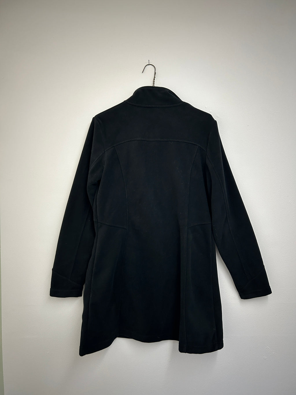 Mondetta – Manteau polaire noir coupe basse à fermeture éclair