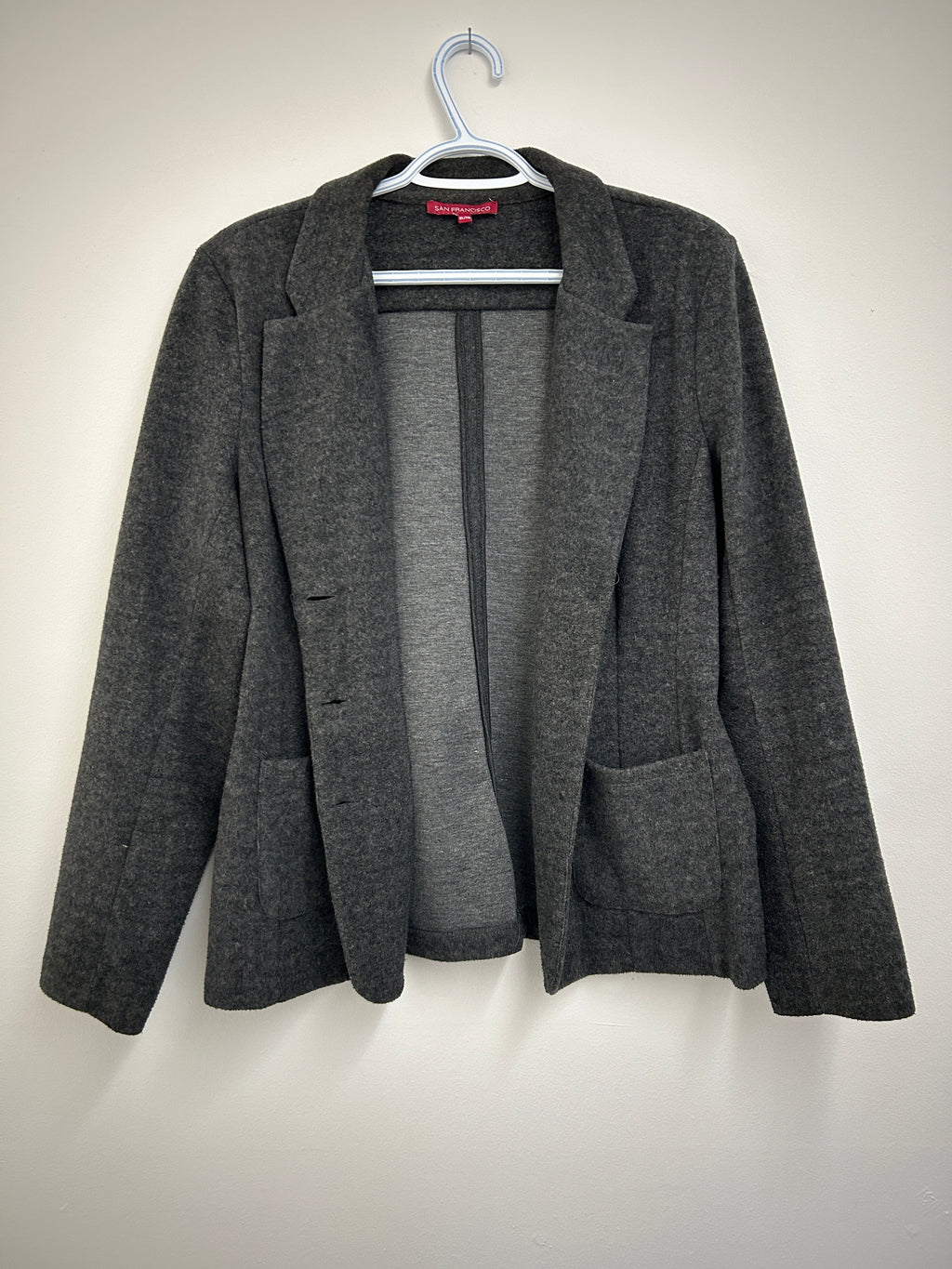 San Francisco – Doux Veston gris à 2 boutons