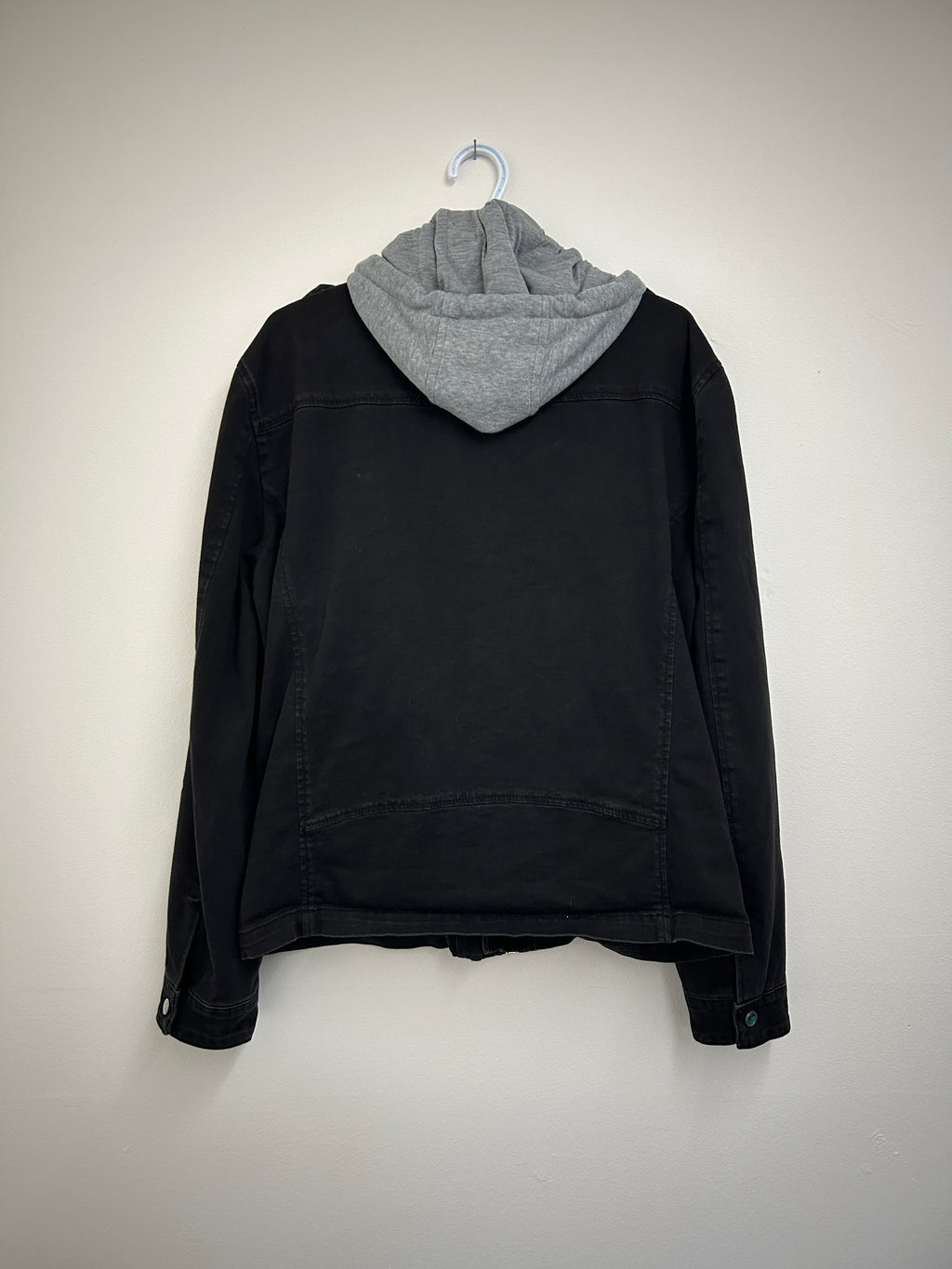 Zara Man – Veston jeans gris a double épaiseure