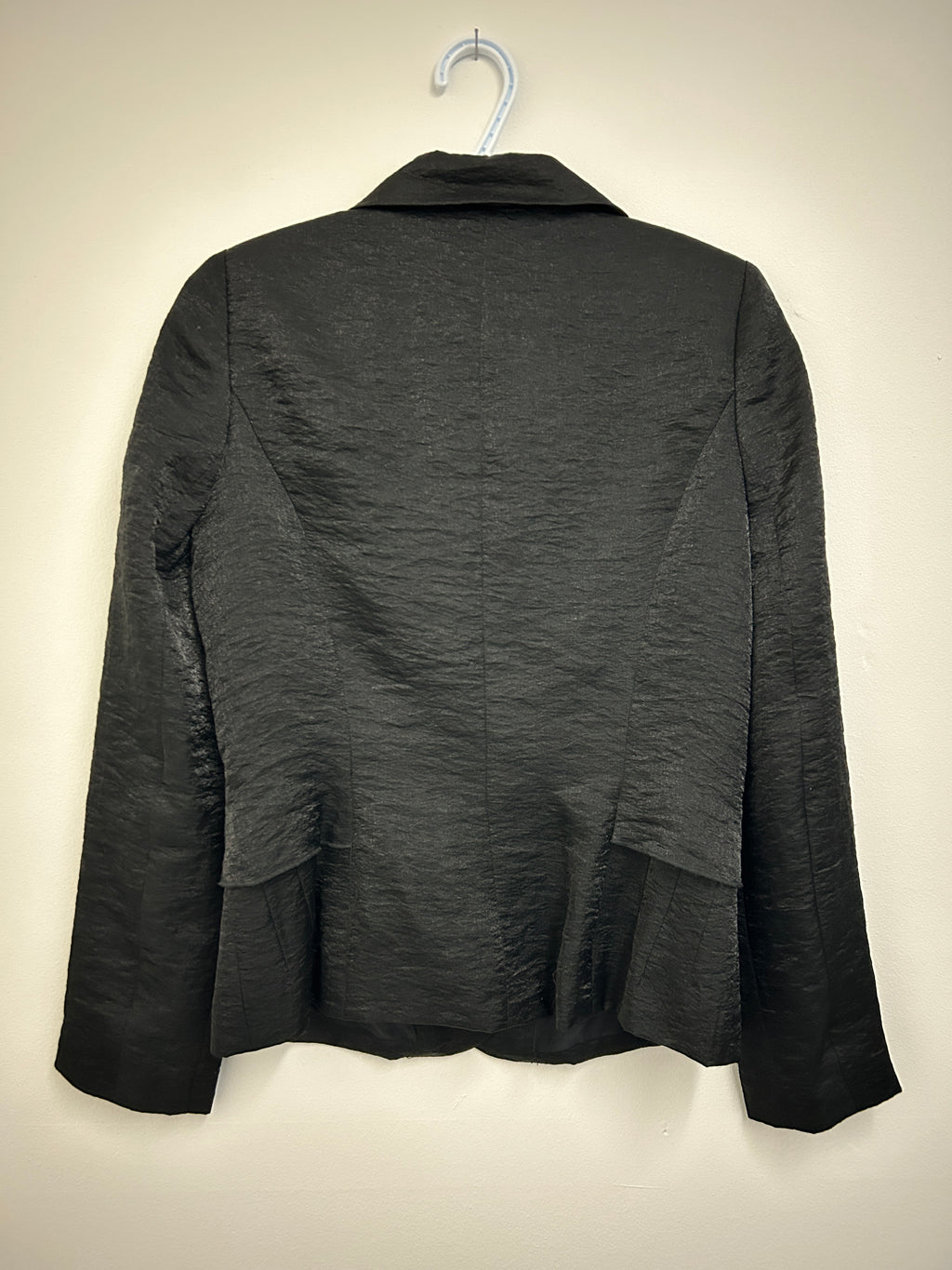 Simon Chang – Veston noir texturé à col classique