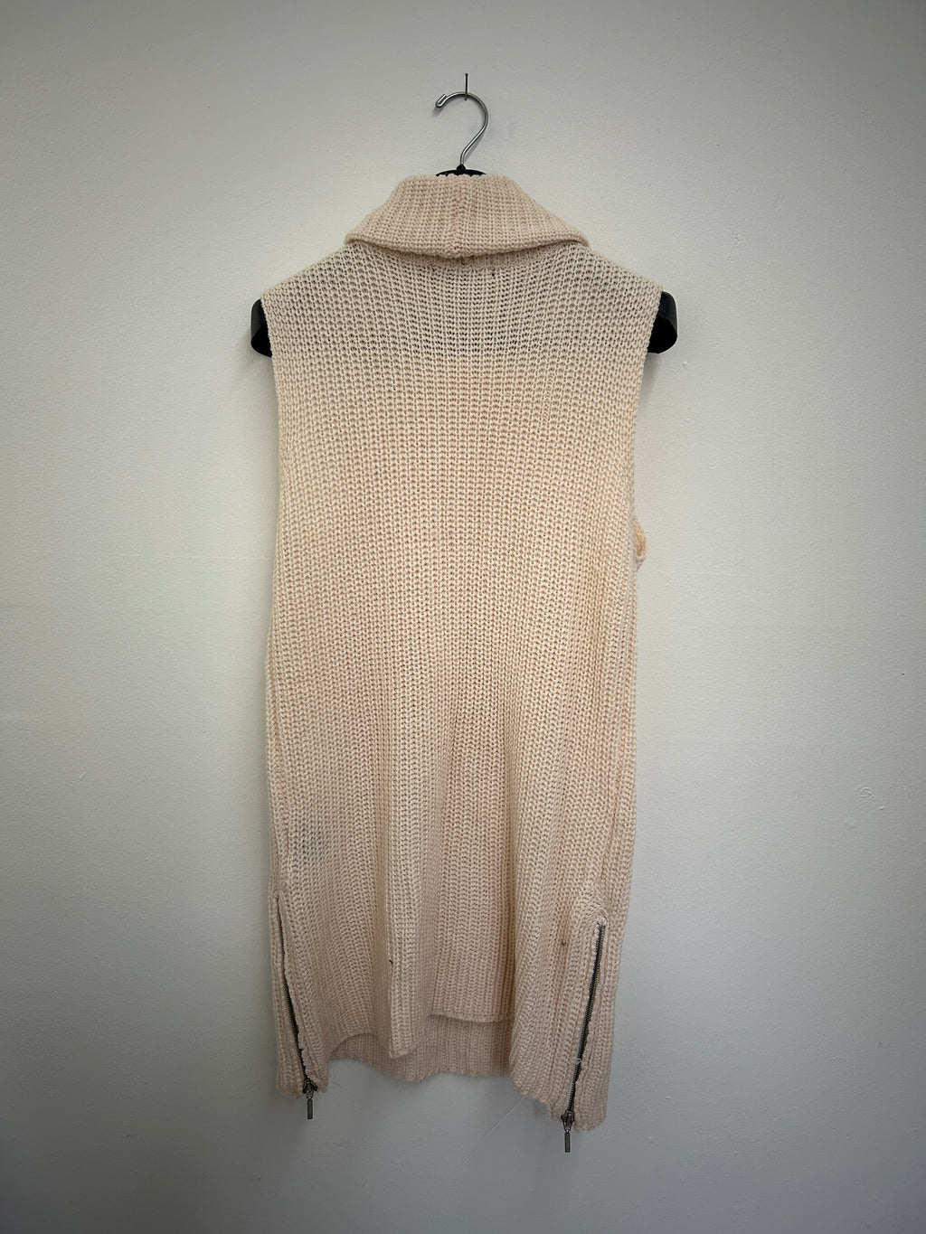 Chandail sans manches à col roulé