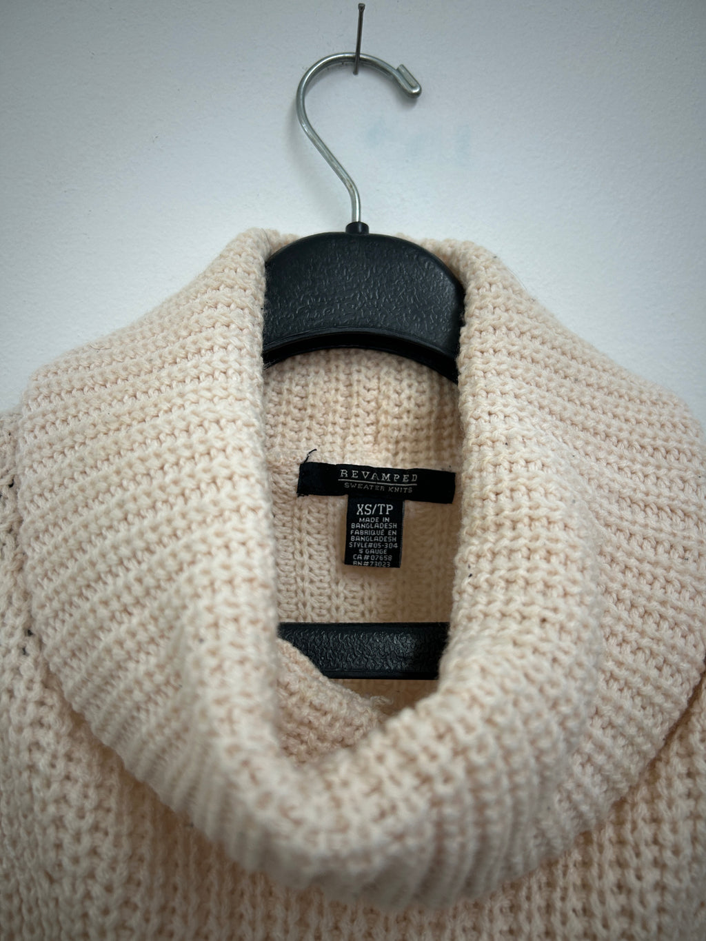 Chandail sans manches à col roulé