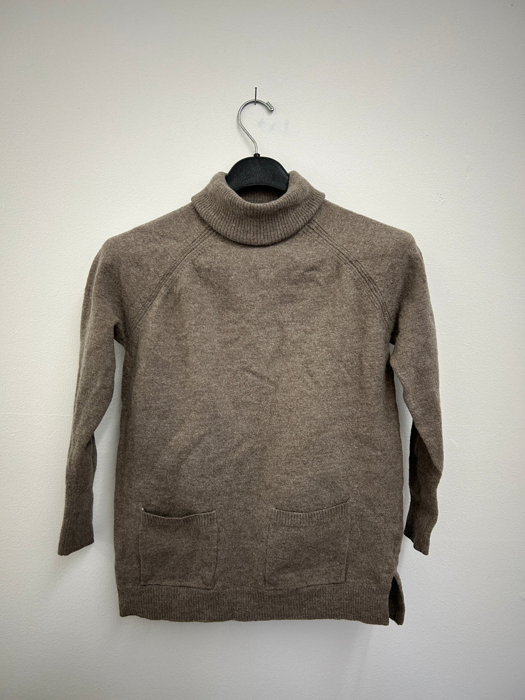Chandail en laine mérinos col roulé