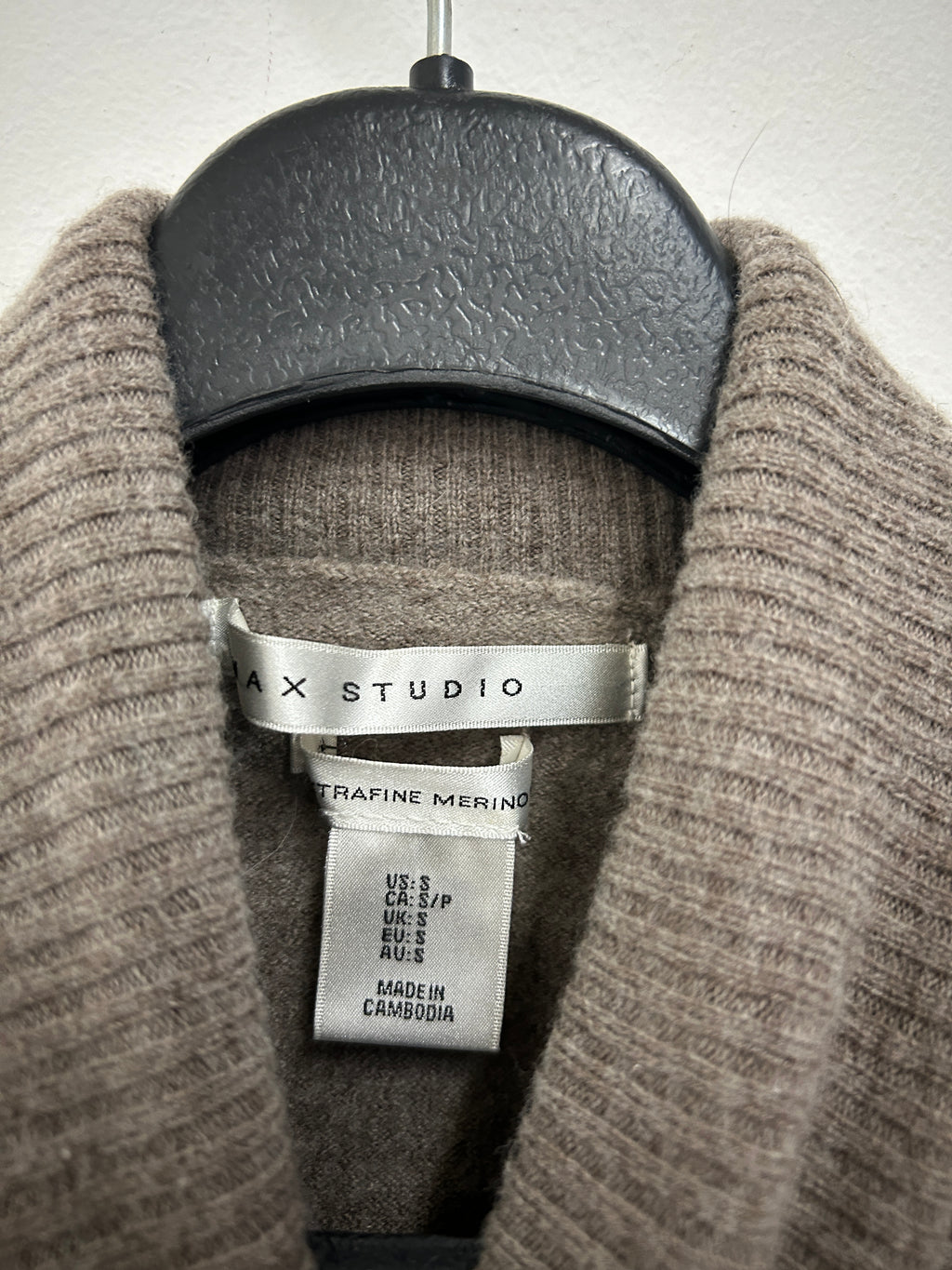 Chandail en laine mérinos col roulé