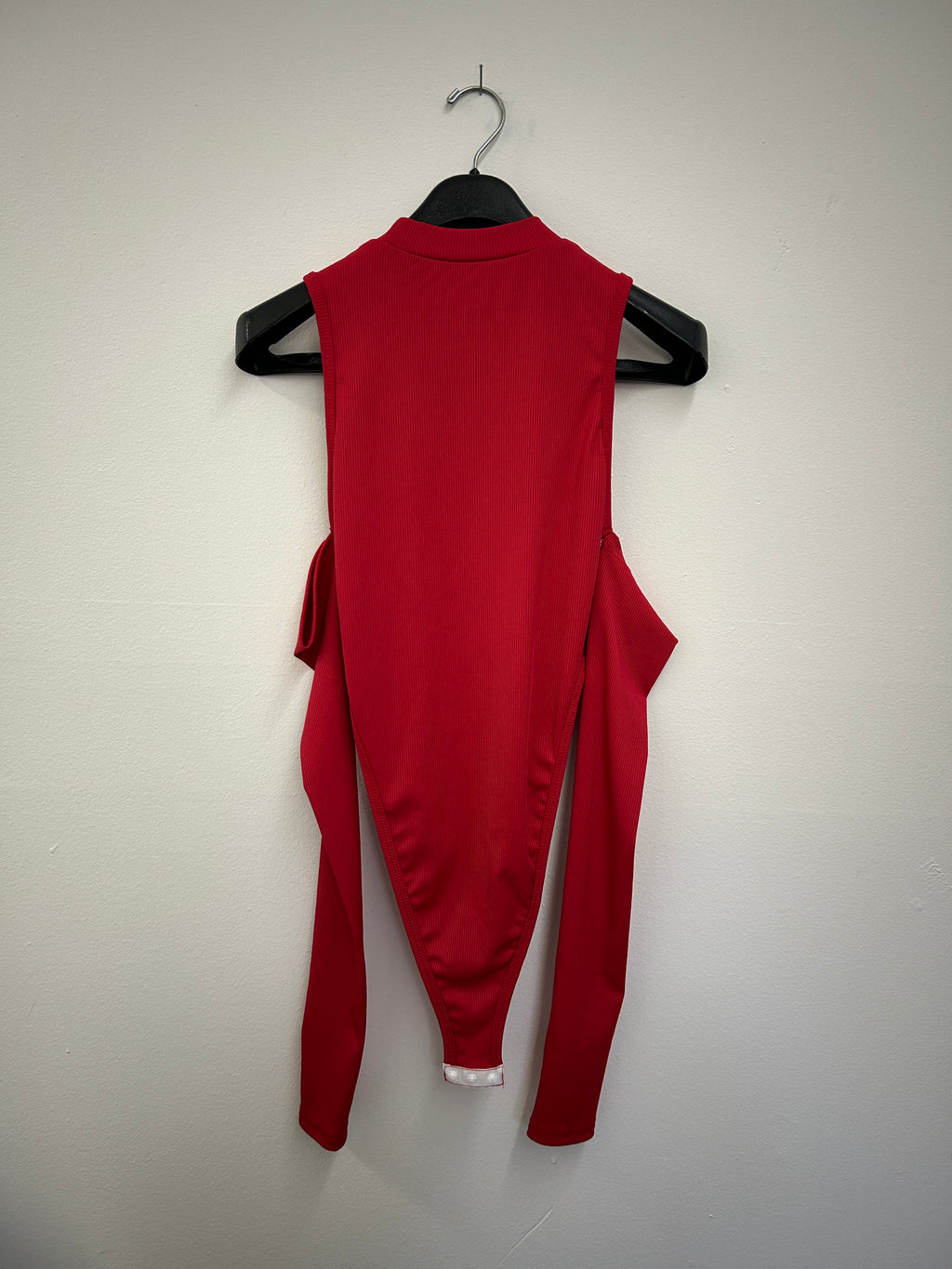 Body rouge à manches longues