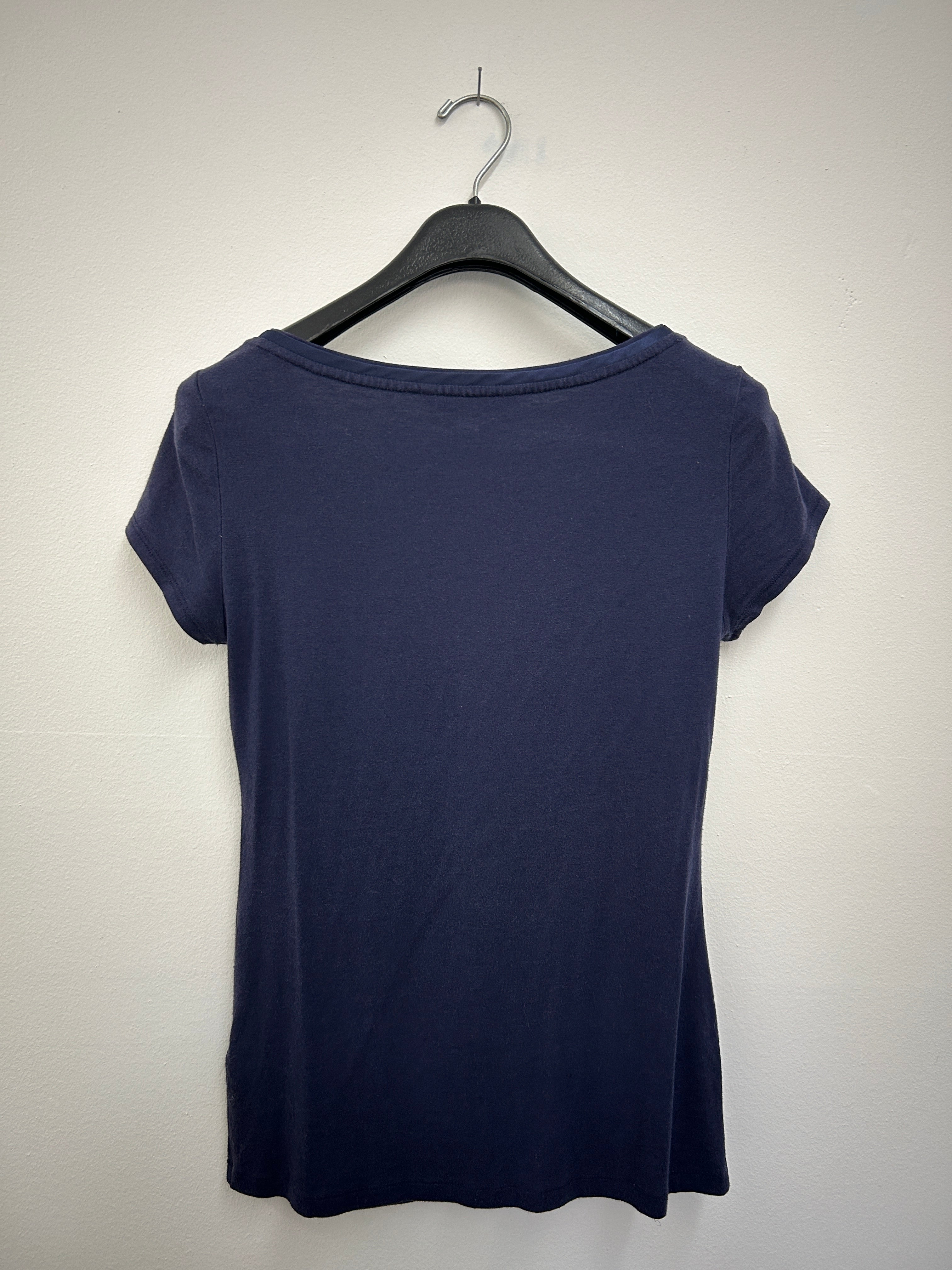 T-shirt basique bleu marine