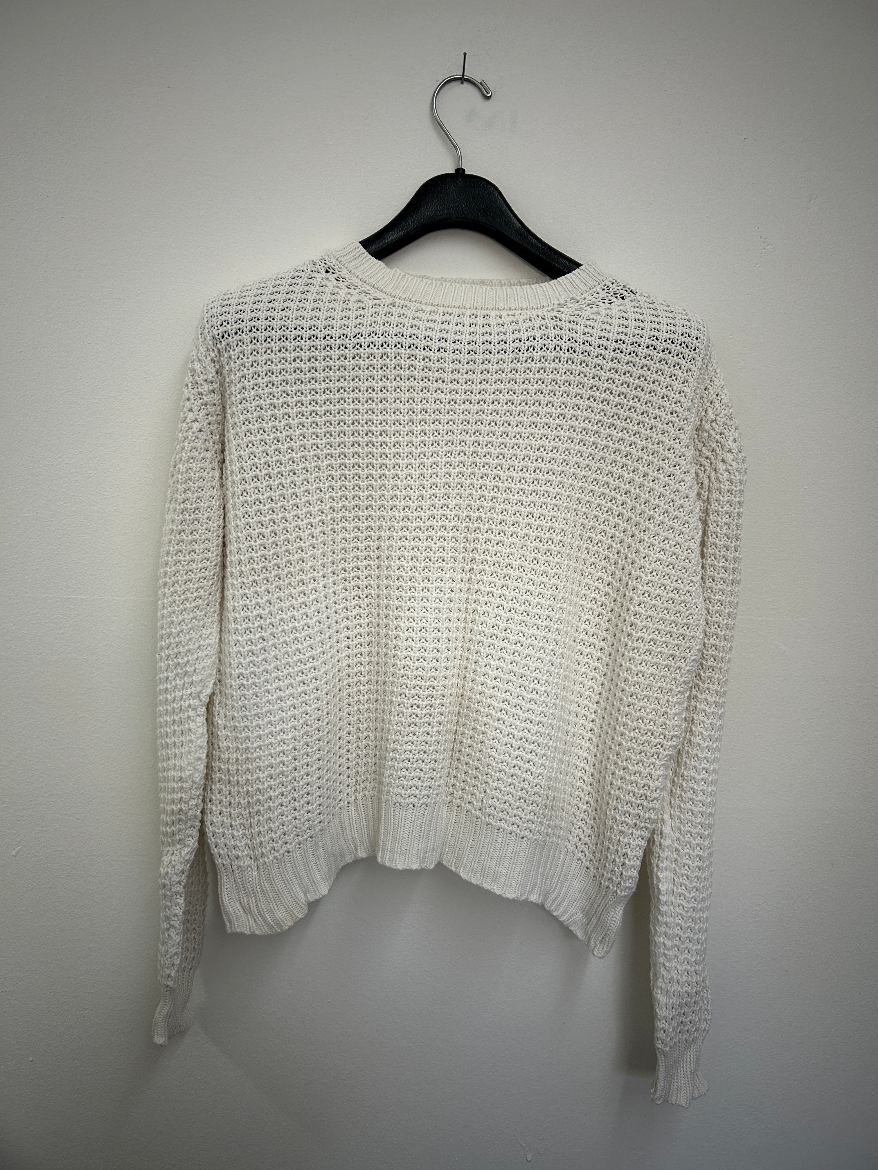 Chandail en tricot crème – Don’t Ask Why