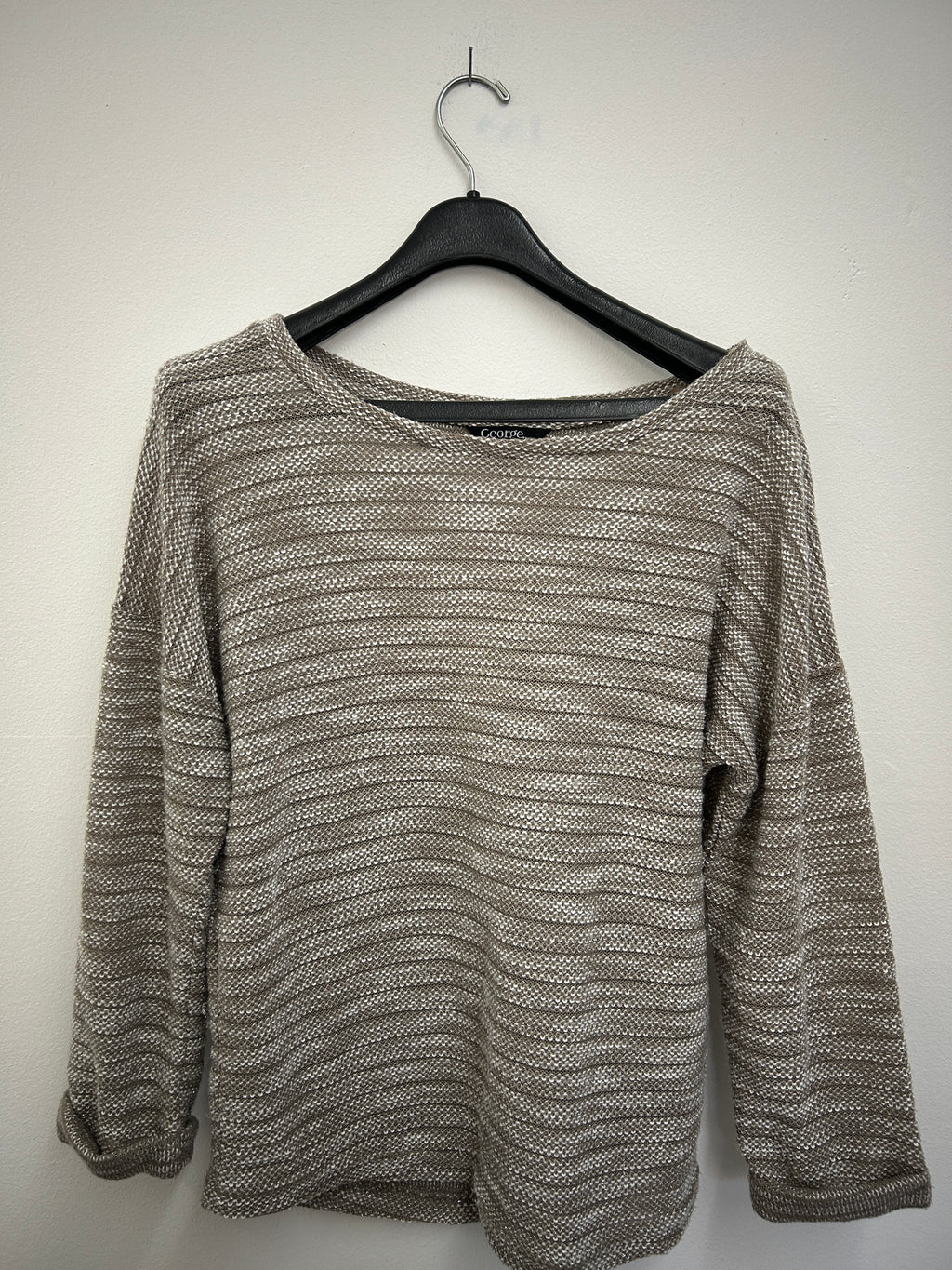 Chandail scintillant brun et argenté