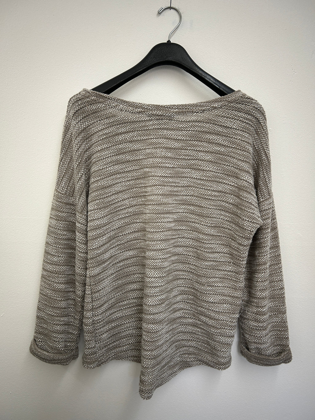 Chandail scintillant brun et argenté