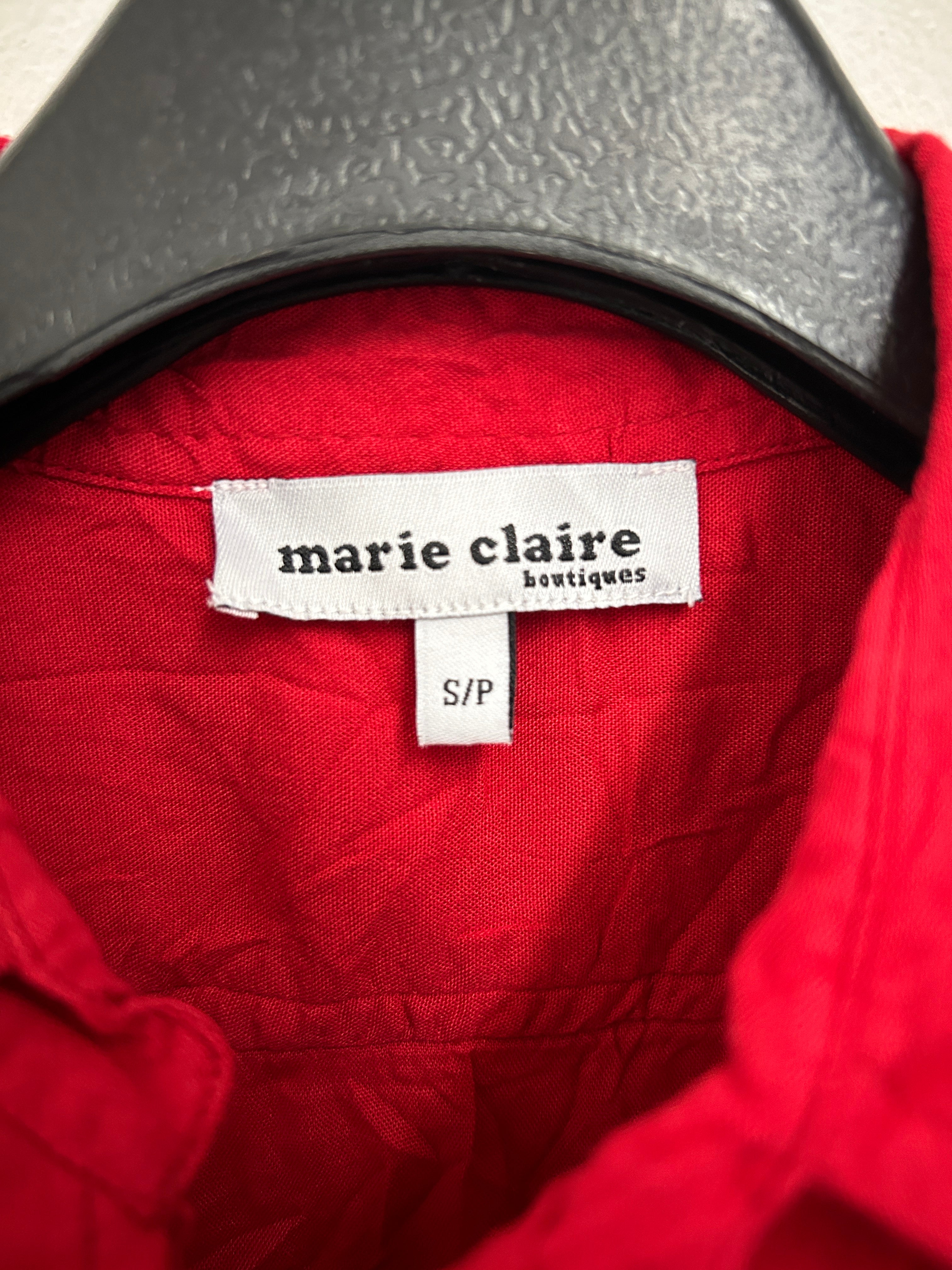 Blouse sans manches à fleurs