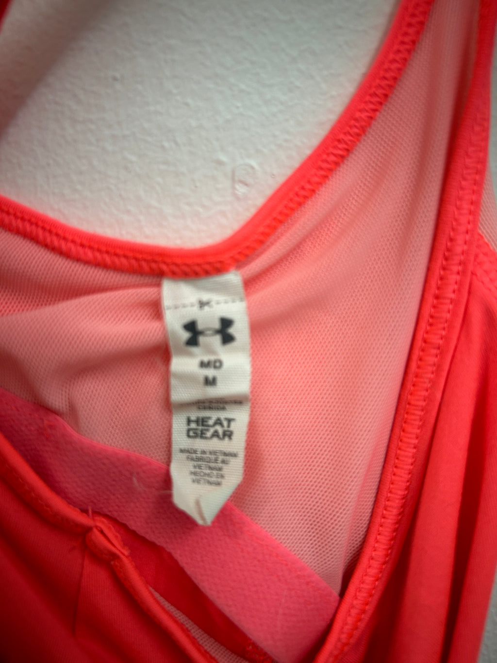 Camisole sport rose pâle respirante