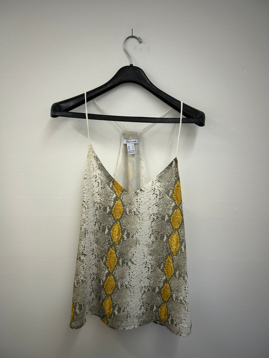 Camisole imprimé serpent à double couche