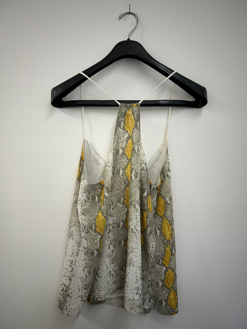 Camisole imprimé serpent à double couche