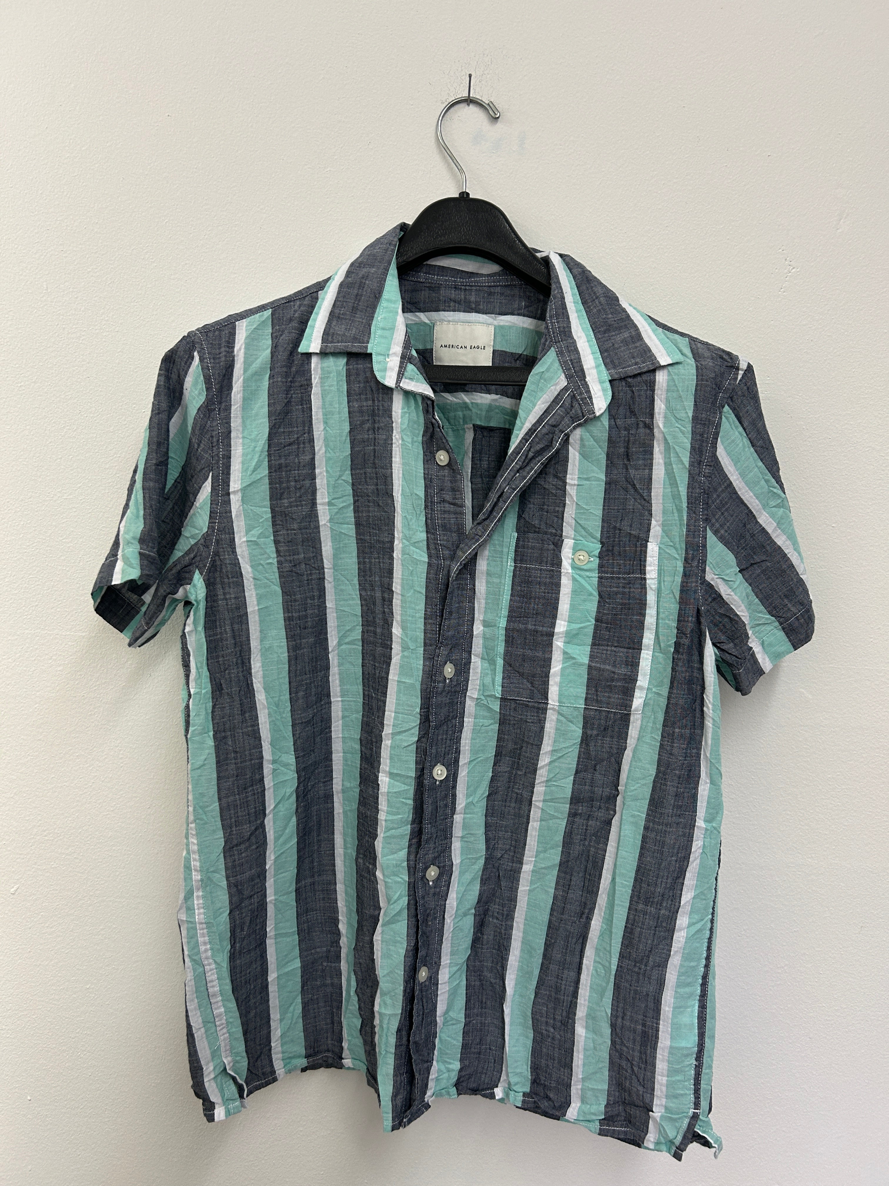 chemise-rayee-bleu-et-vert-menthe