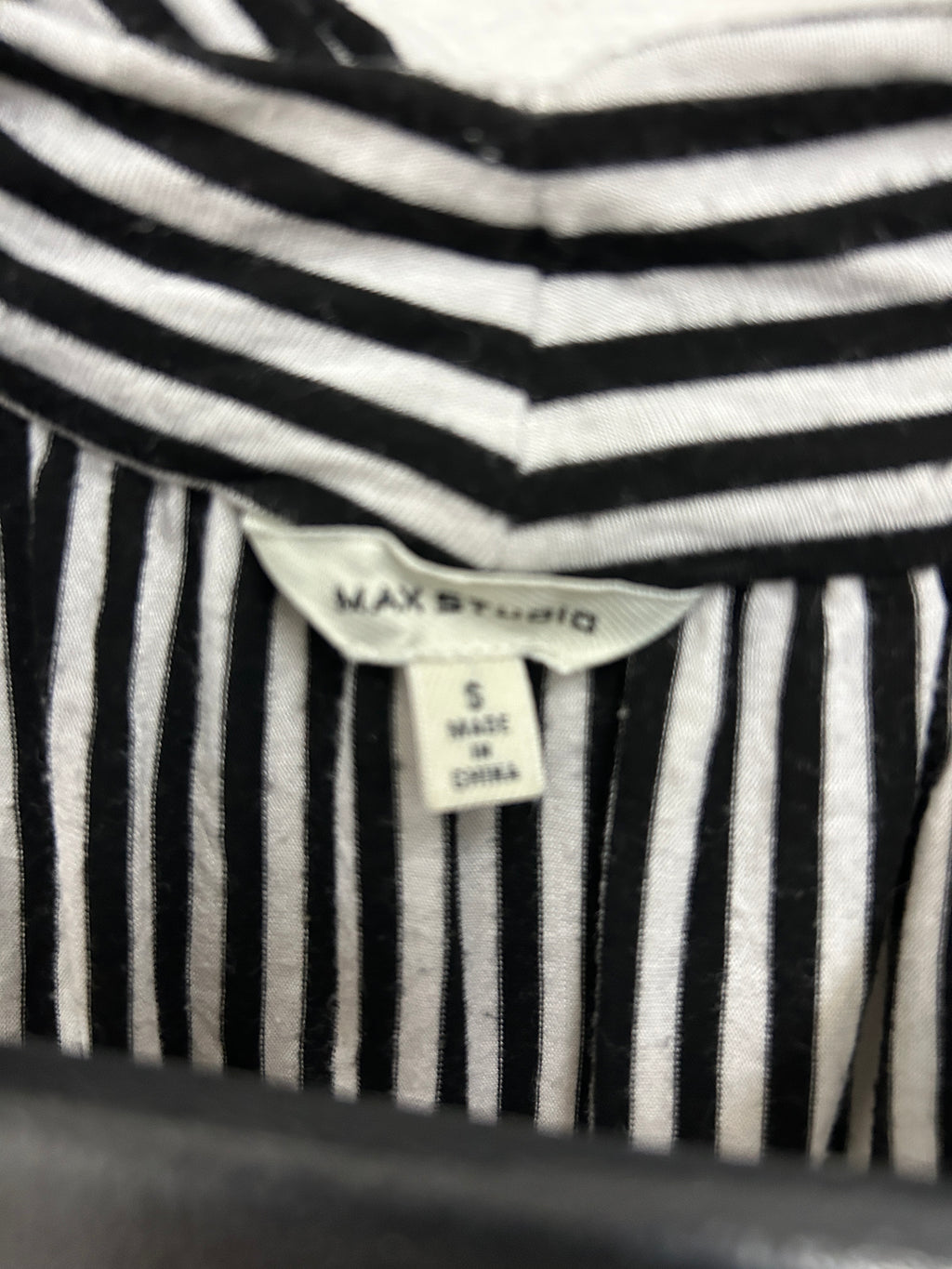 Camisole rayée noir et blanc