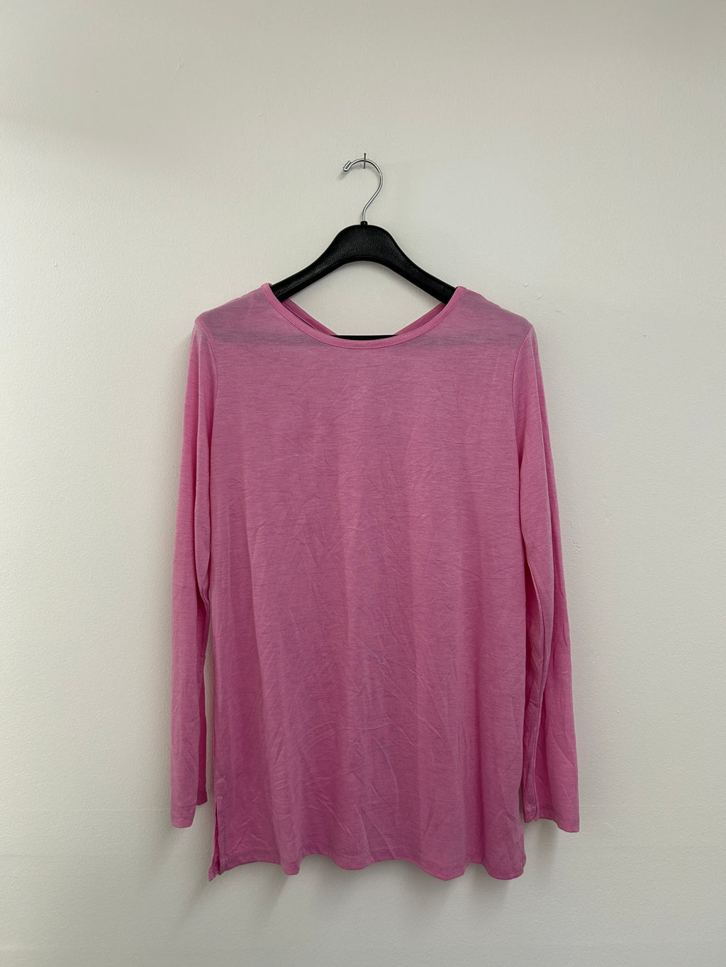 T-shirt sport rose à manches longues