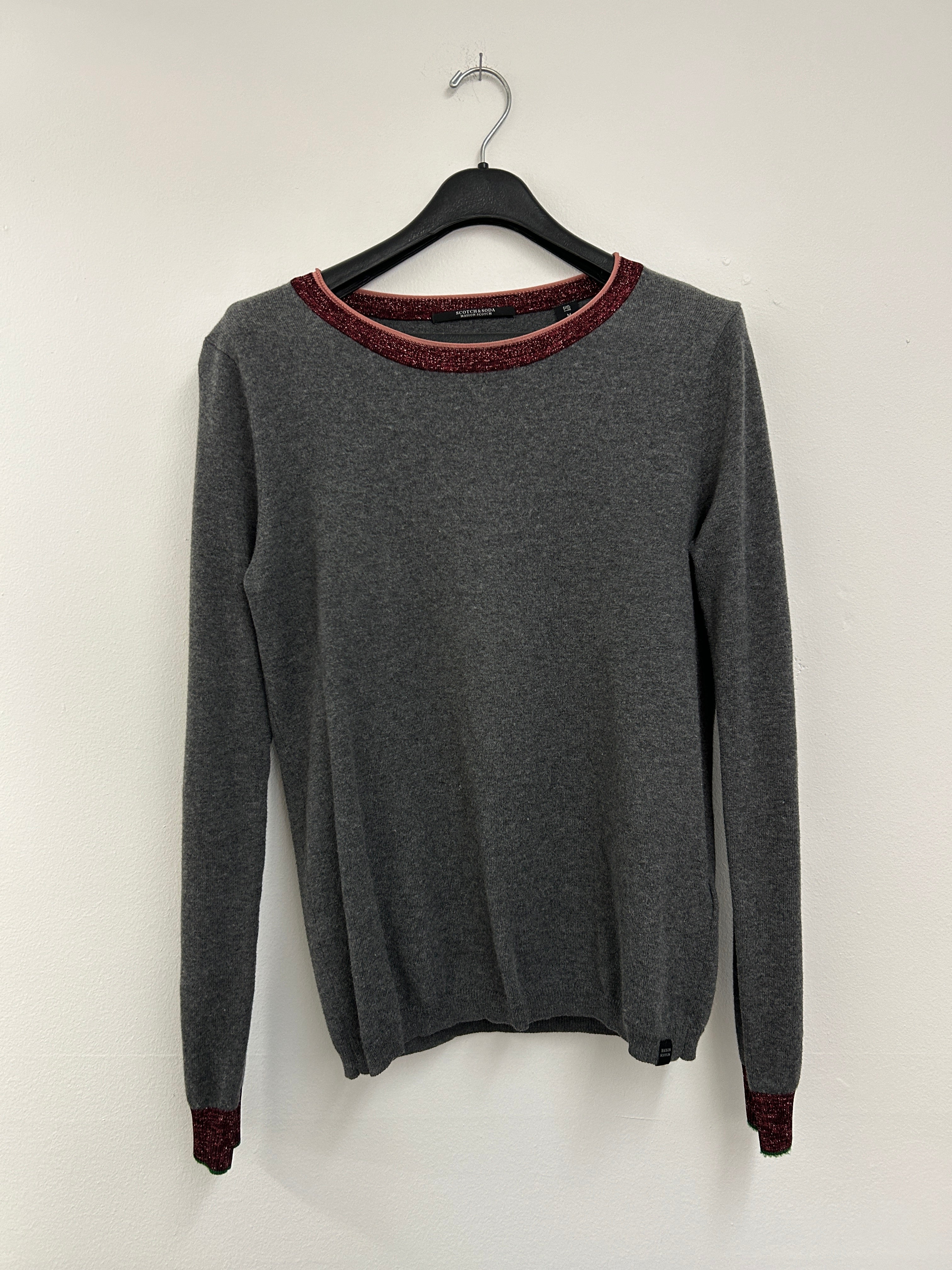 Chandail gris à détails scintillants – Scotch & Soda / Maison Scotch