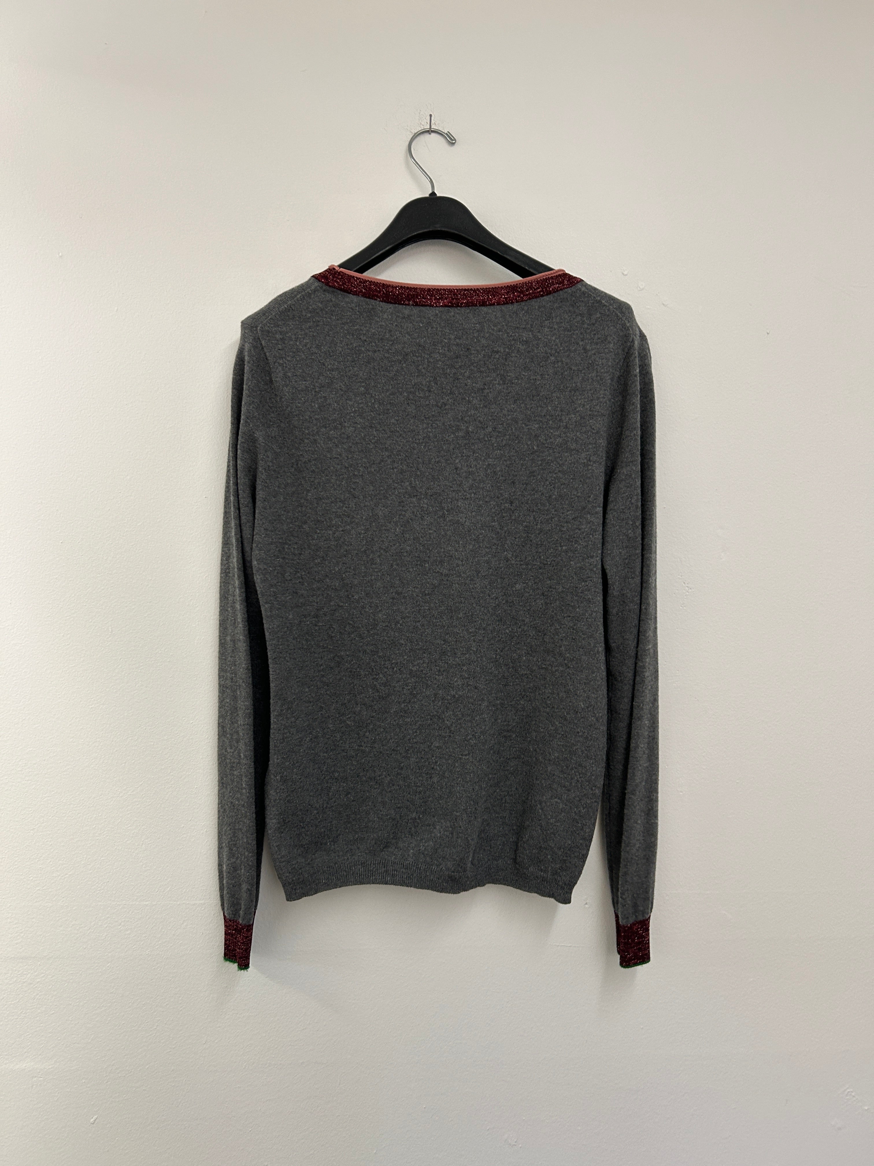 Chandail gris à détails scintillants – Scotch & Soda / Maison Scotch