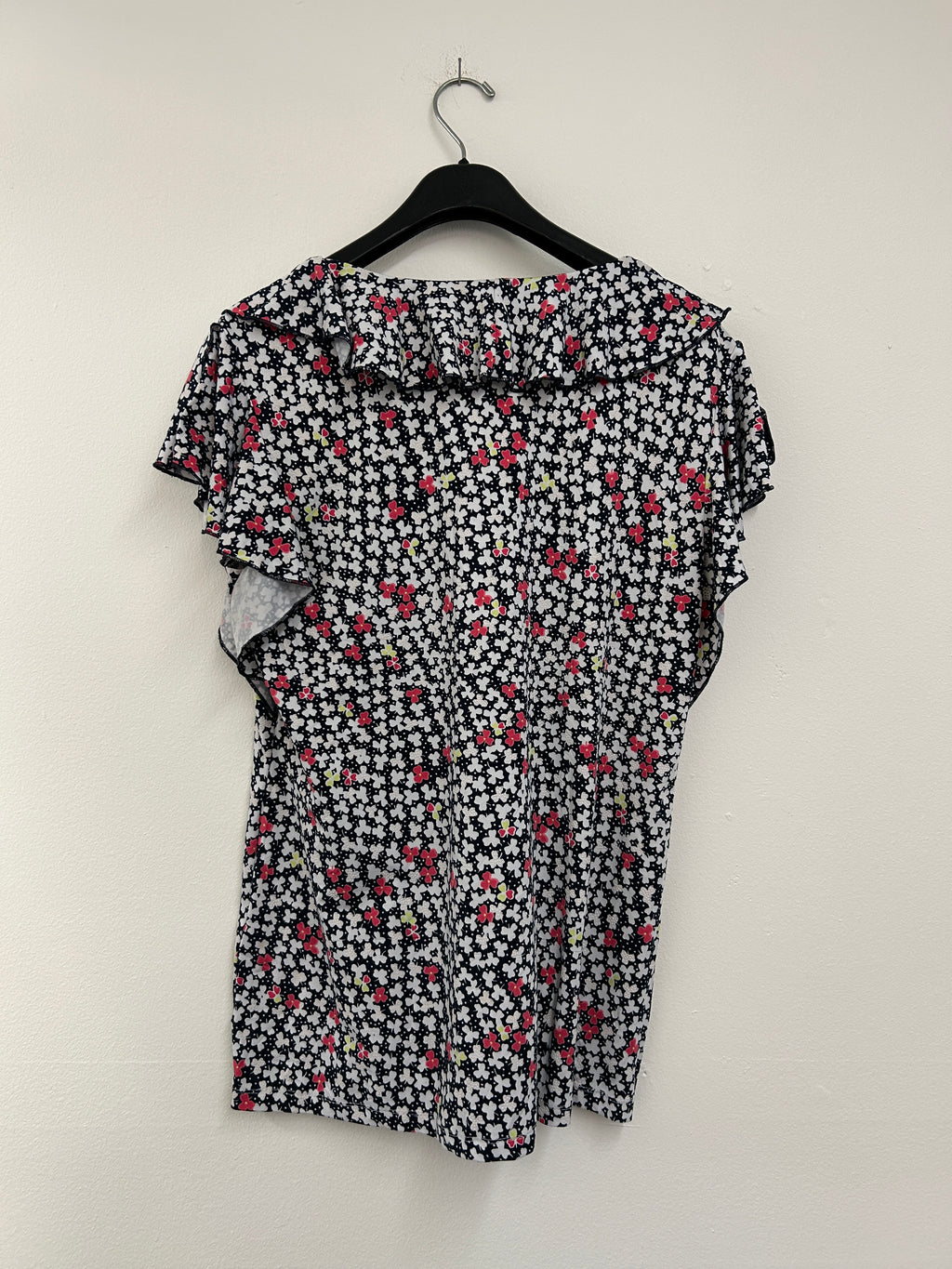 Blouse fleurie à volants – Grenier