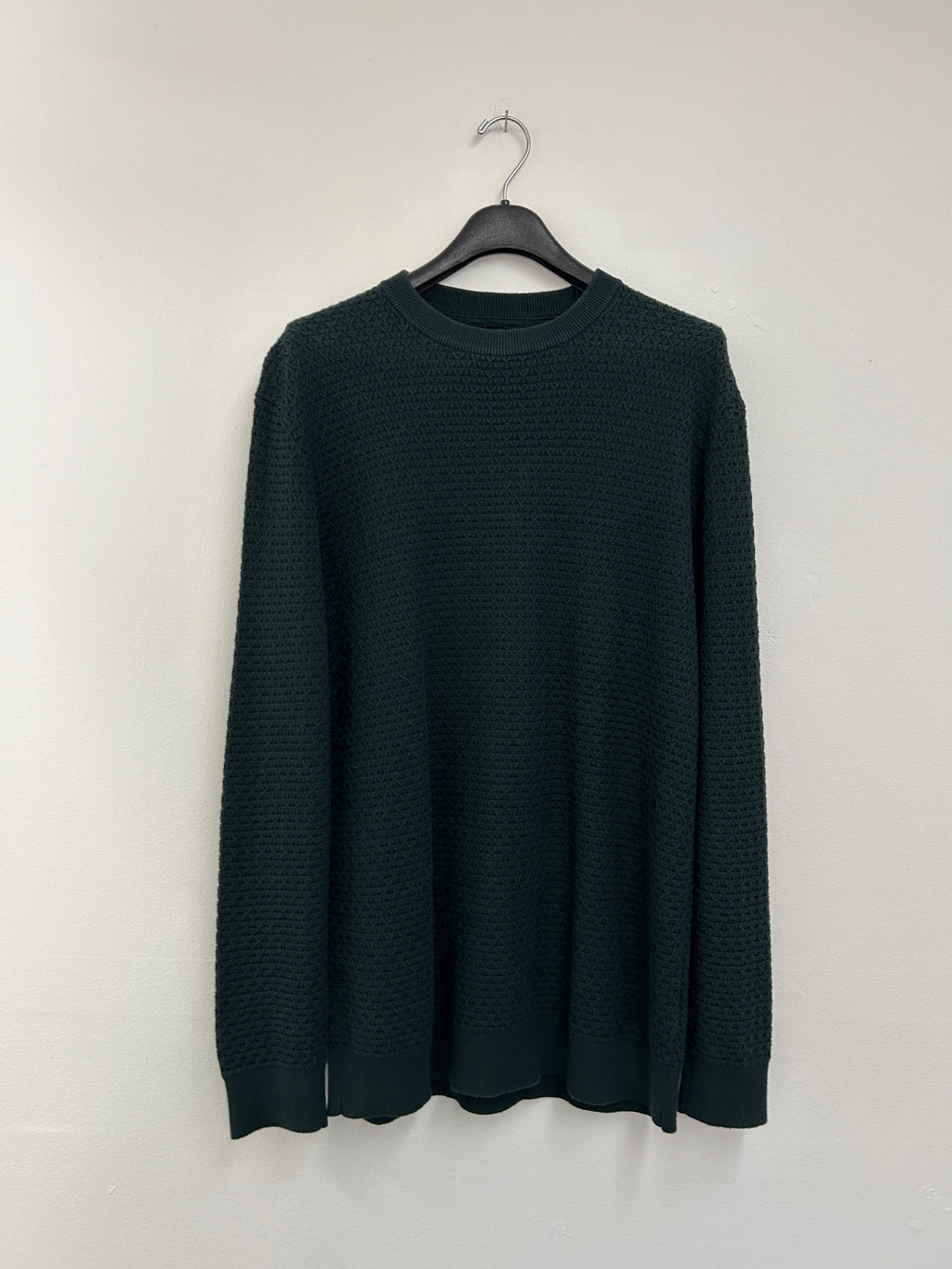 Dark green textured sweater – H&amp;M