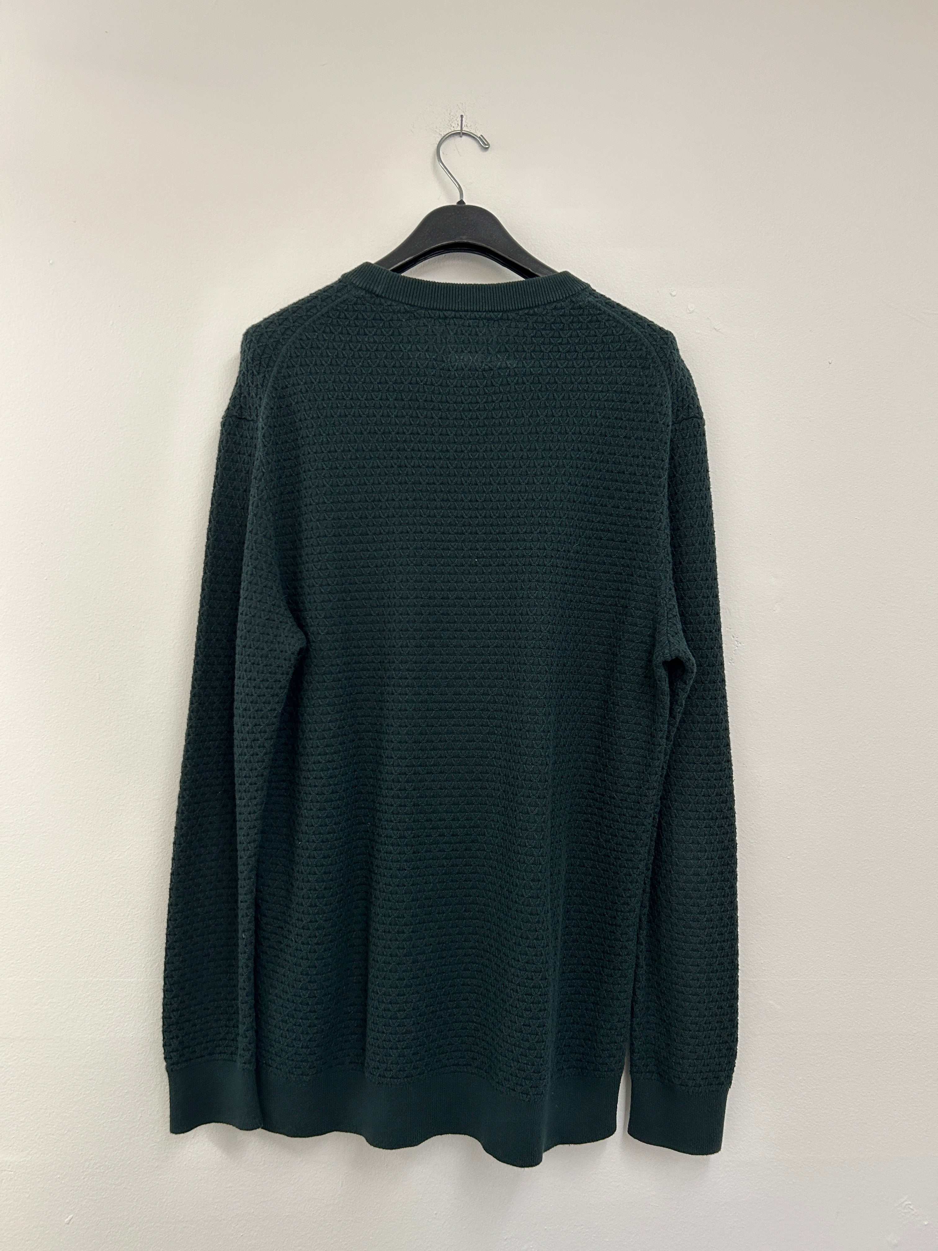 Dark green textured sweater – H&amp;M