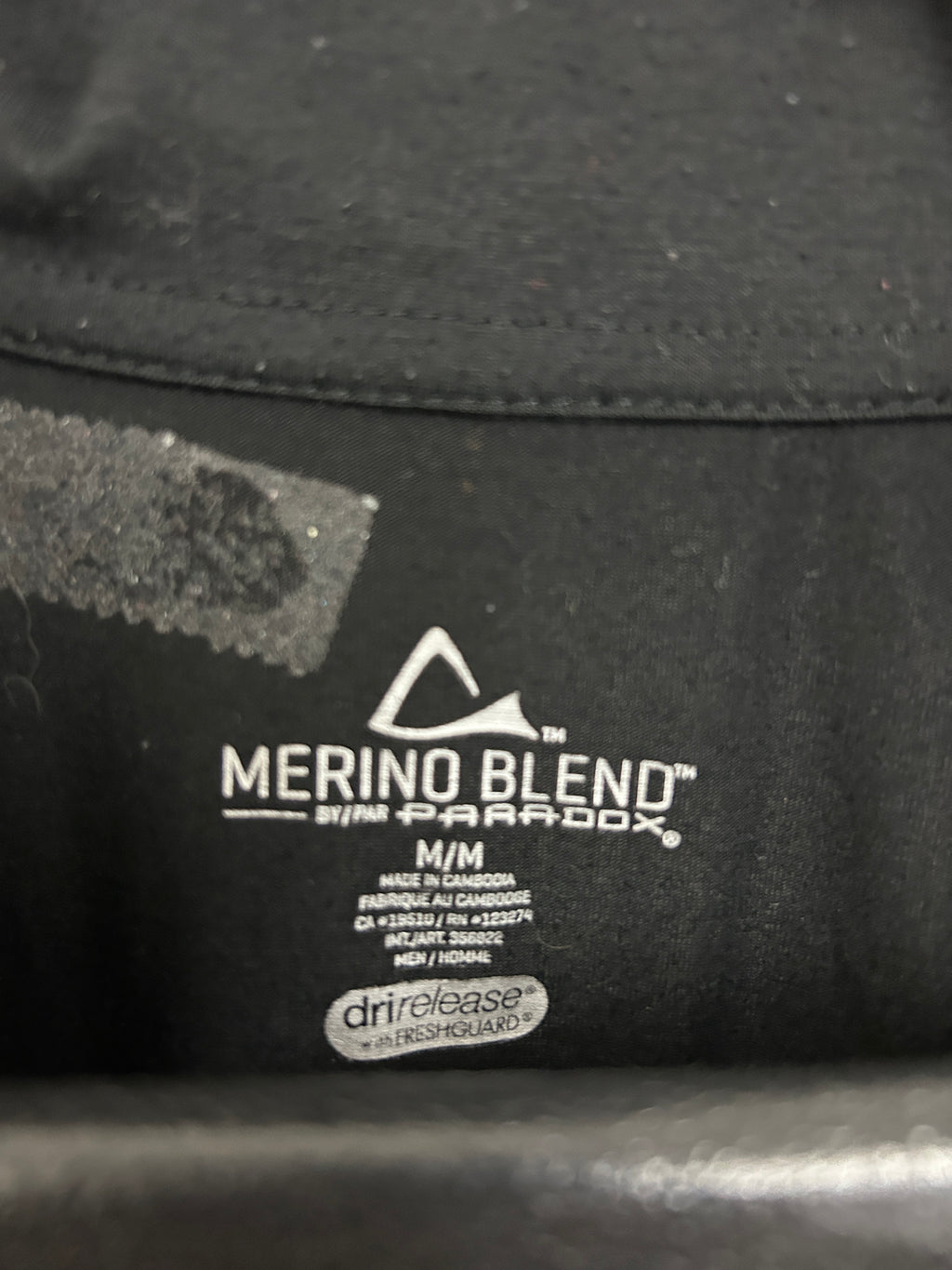 Chandail demi-fermeture noir