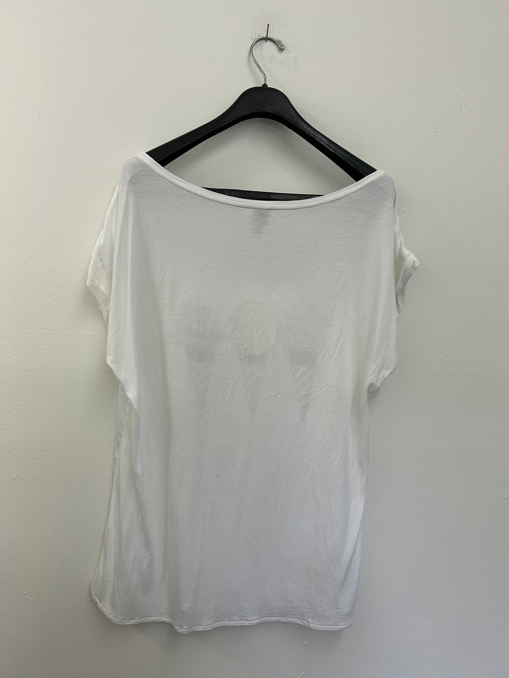 T-shirt blanc crème glacée – Tristan
