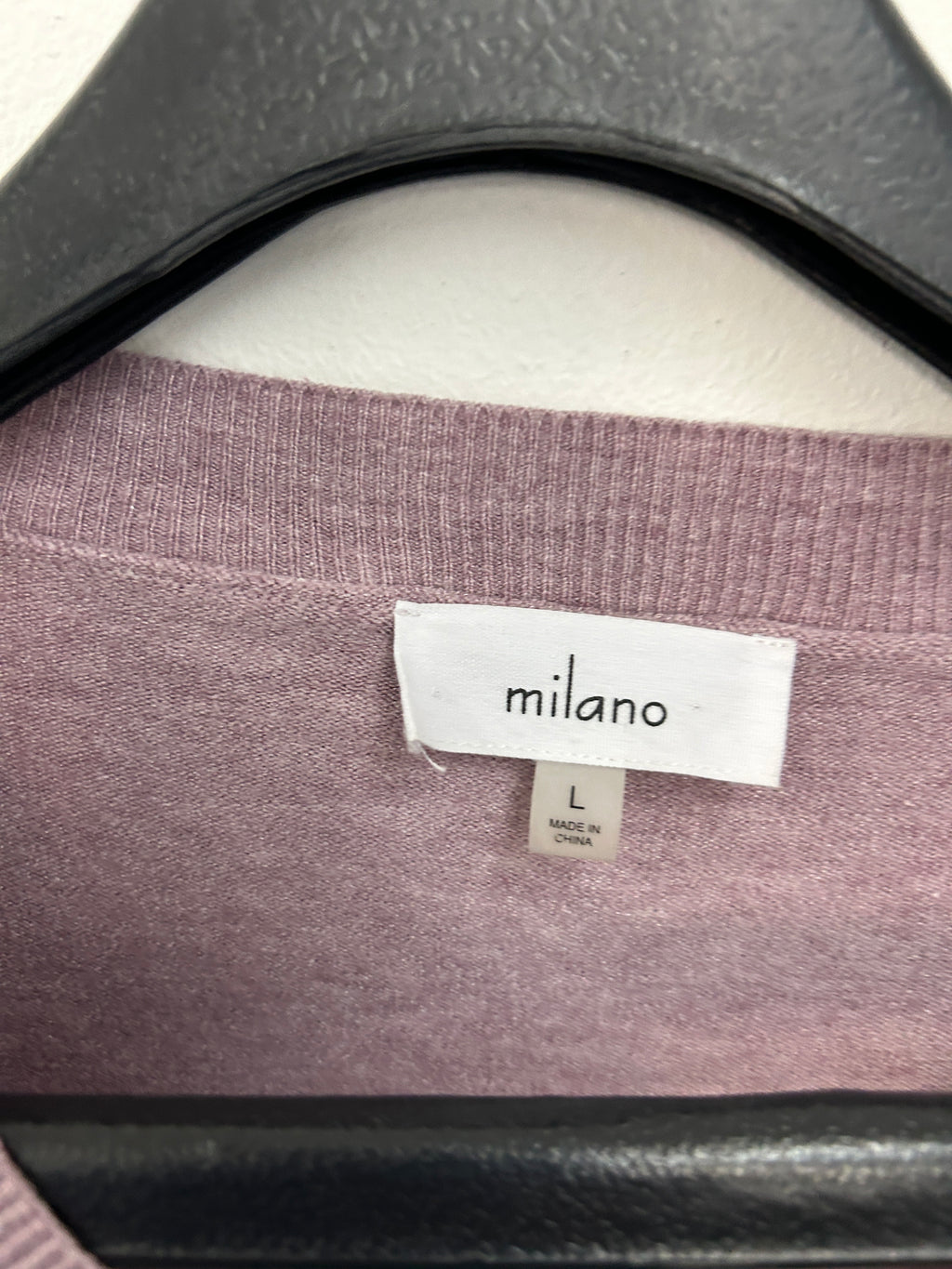 Chandail mauve doux à coupe décontractée – Milano