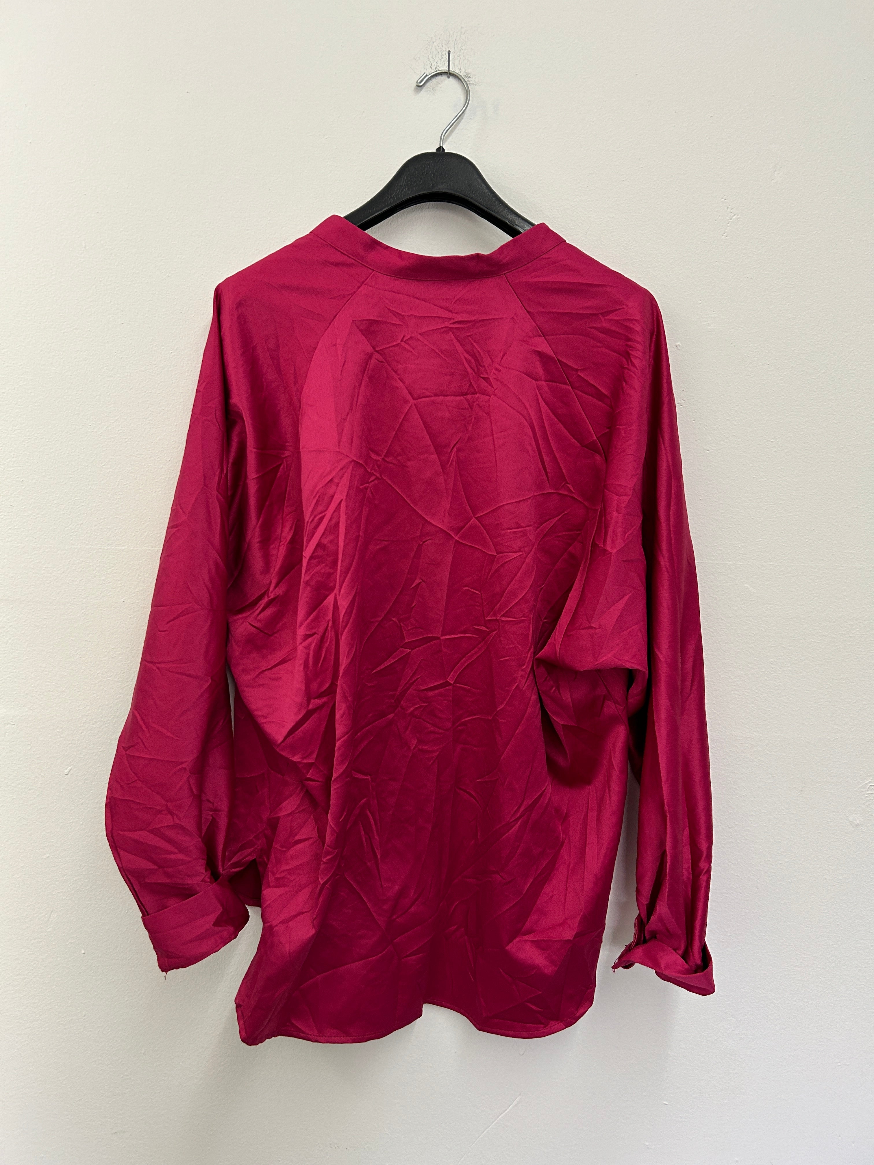 Blouse Col - V boutons end forme de diamand poignets