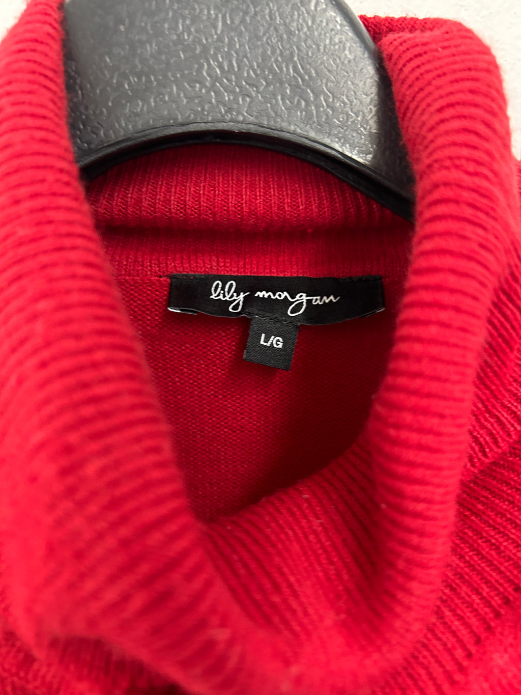 Rouge col tortue poignais manche serrée