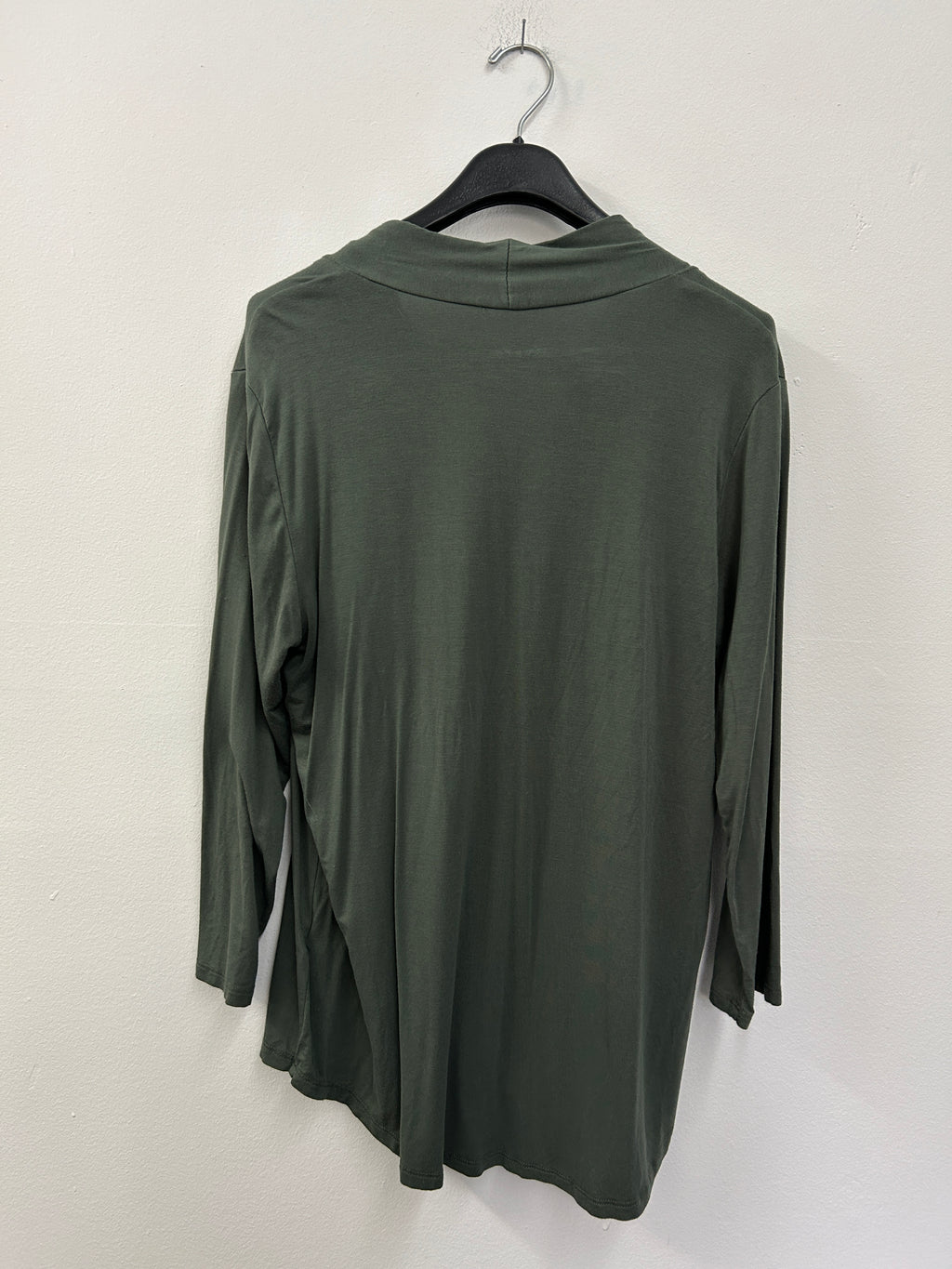 Blouse évaser col - v manche longue