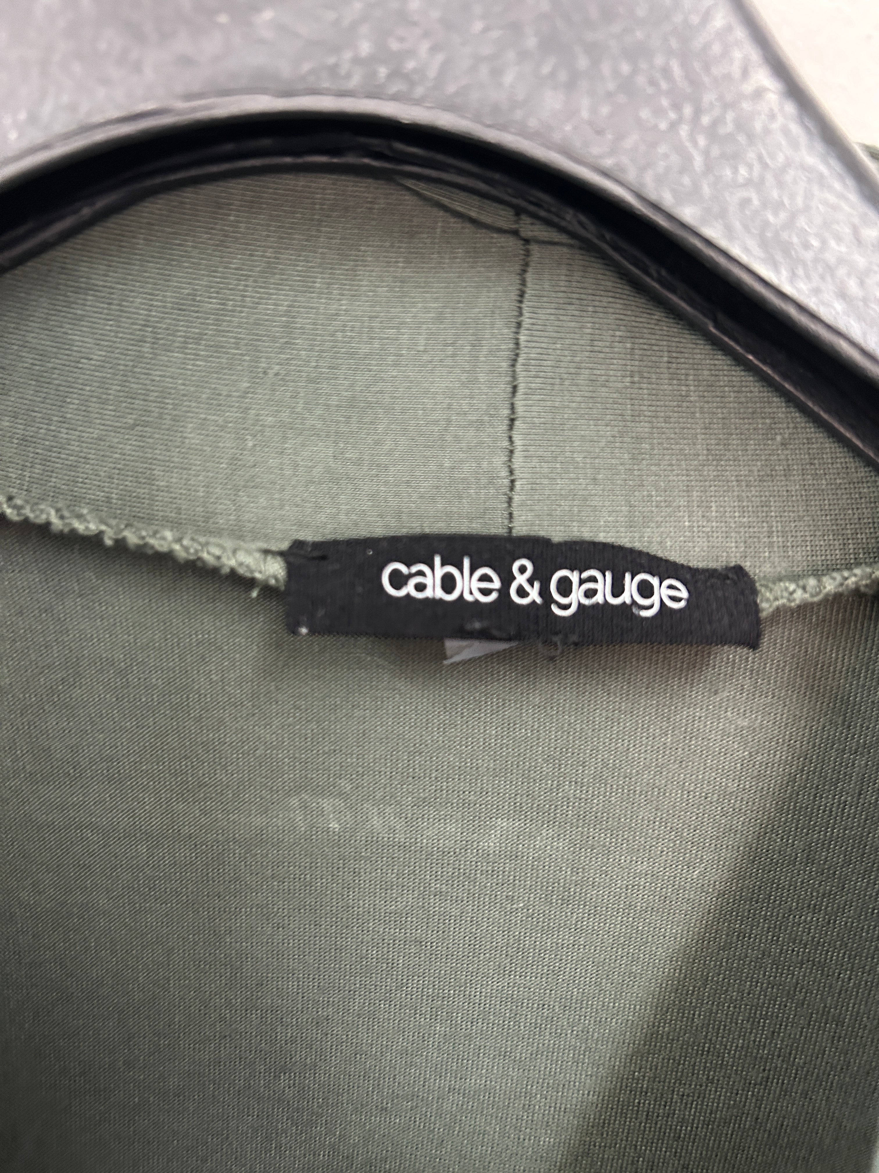 Blouse évaser col - v manche longue