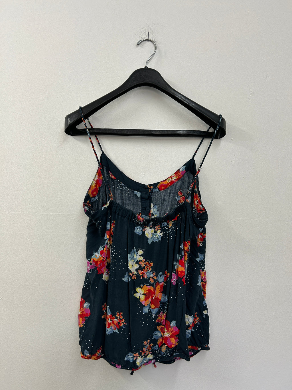 Camisole bleu marin fleury avec corde d'épaule en tresse
