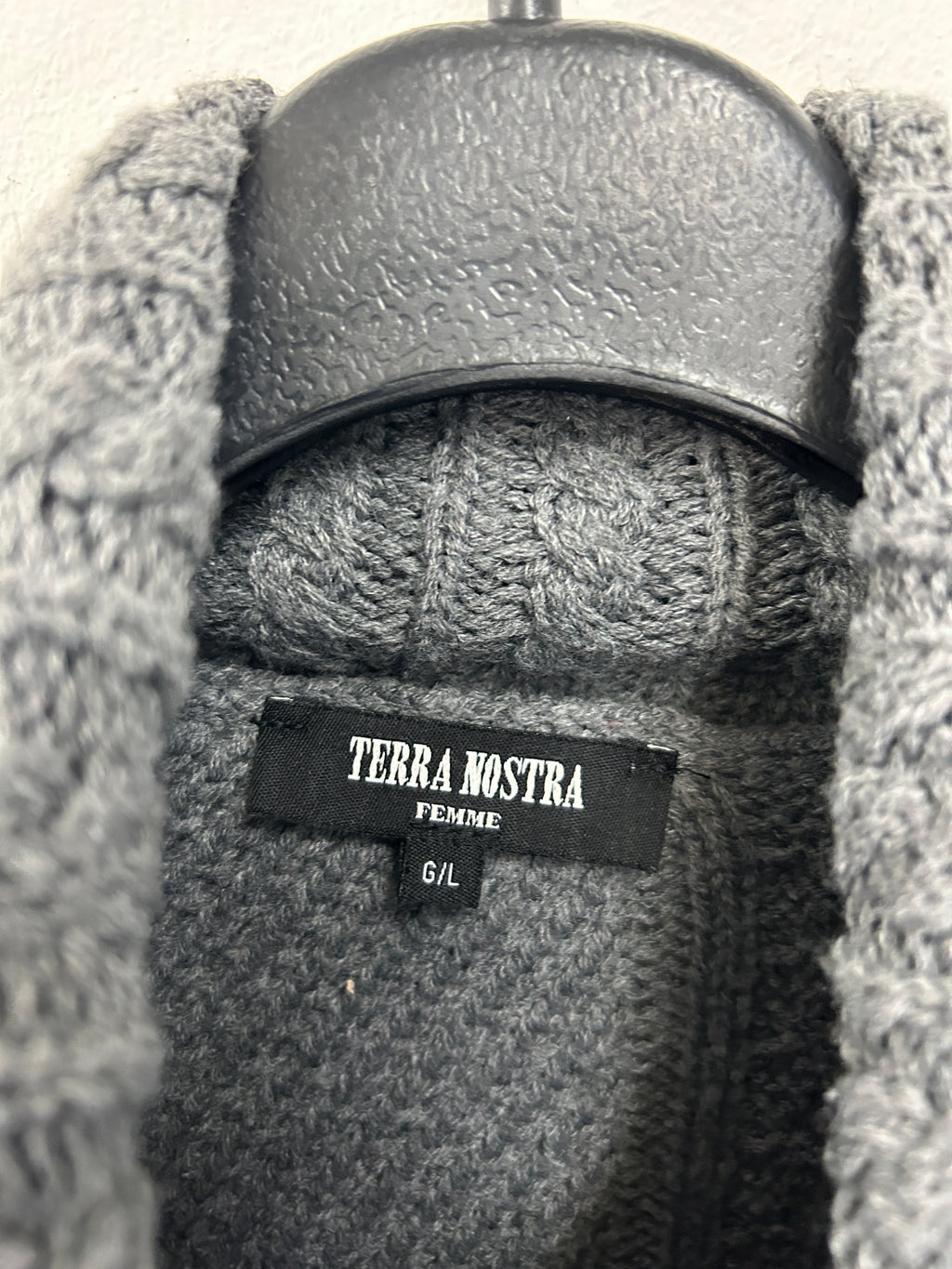 Blouse tricots à motif avec un col roulé