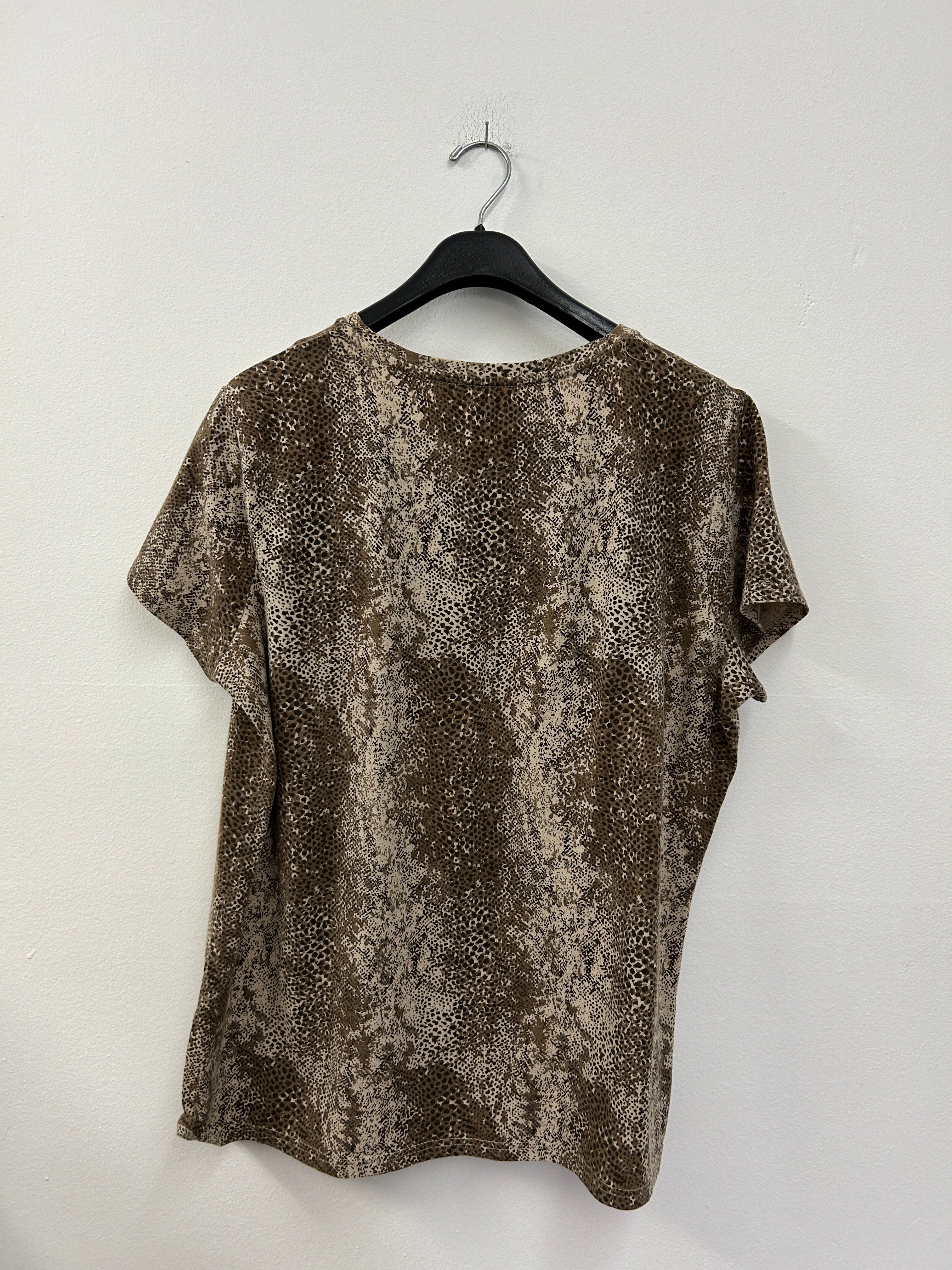 T-shirt Animal col ronde