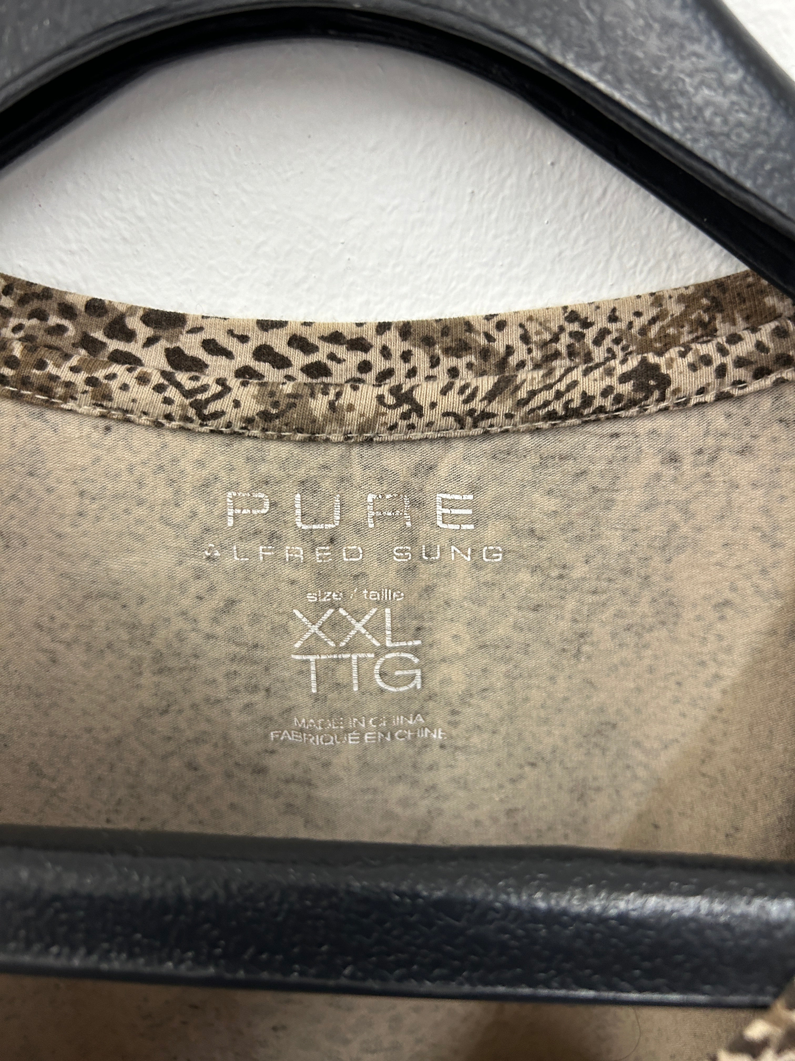 T-shirt Animal col ronde