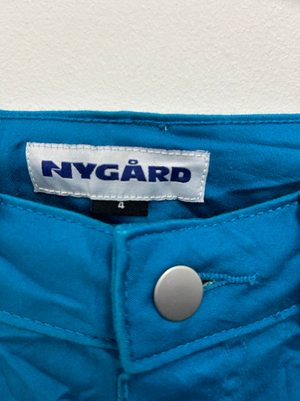 Pantalon ajusté bleu turquoise – Nygard