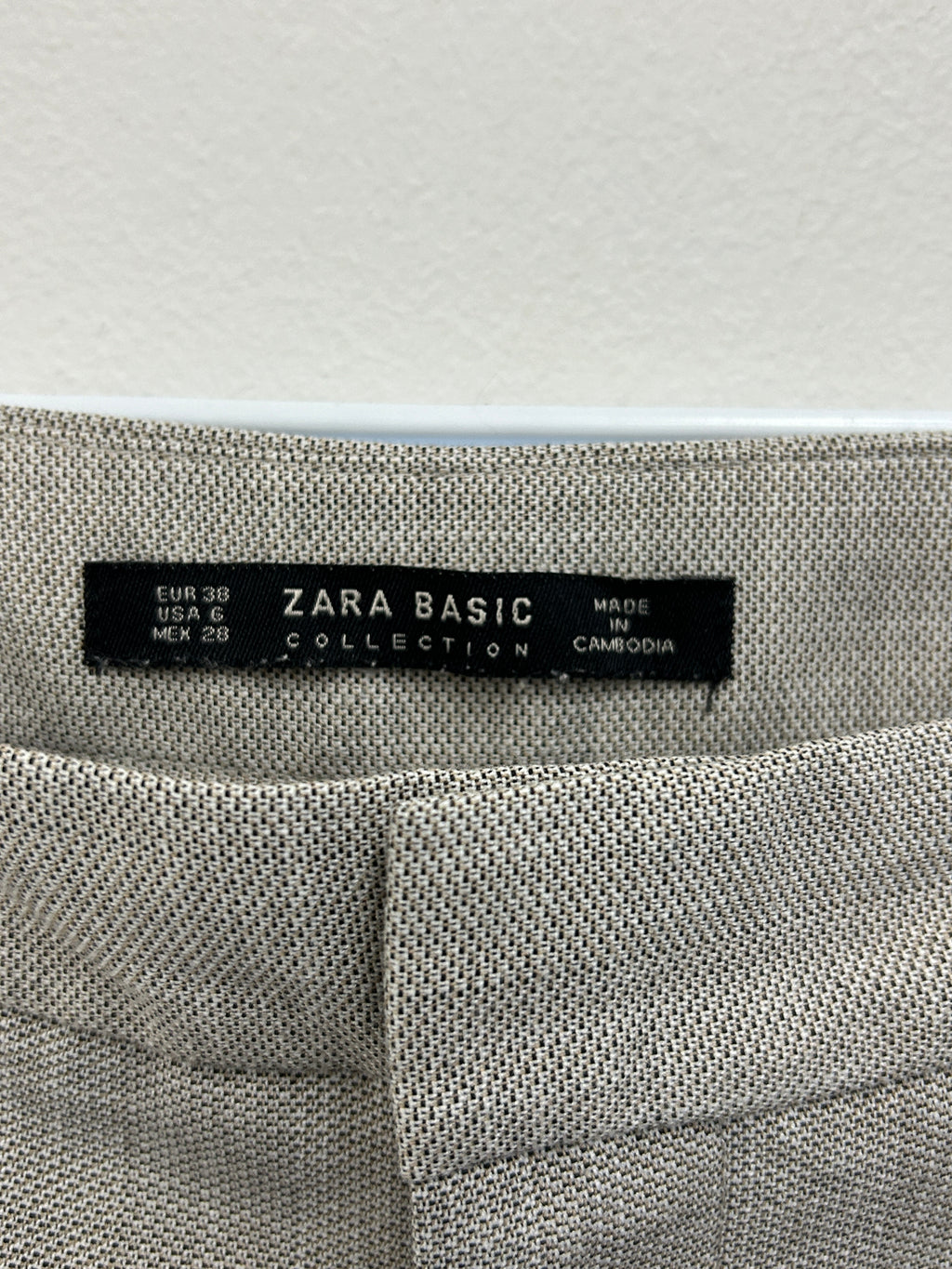 Pantalon taille haute gris anthracite – ZARA