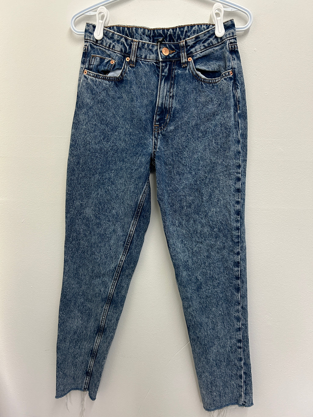 Jean bleu effet délavé vintage – H&M